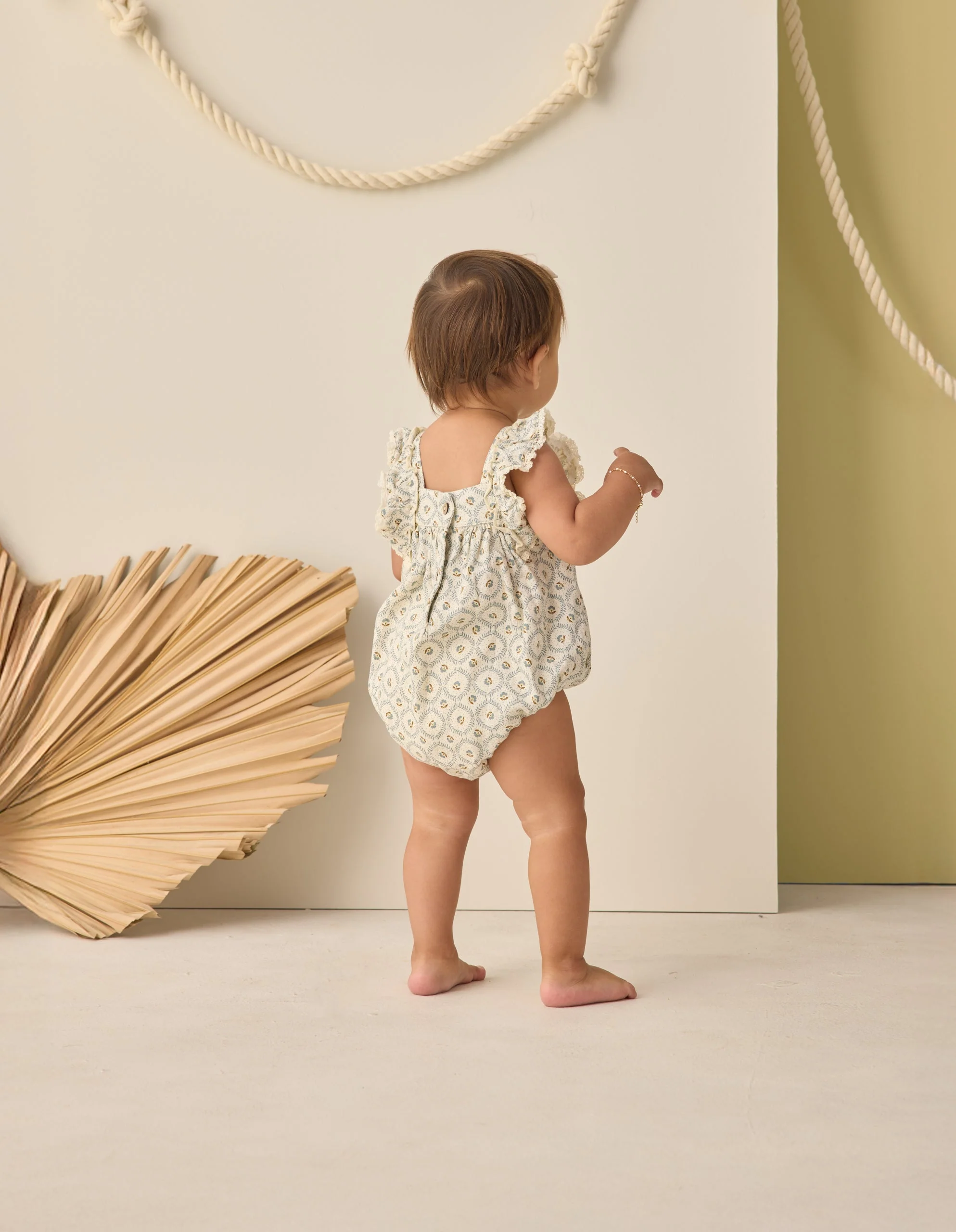 Maya Romper Green Fleur - Image 3