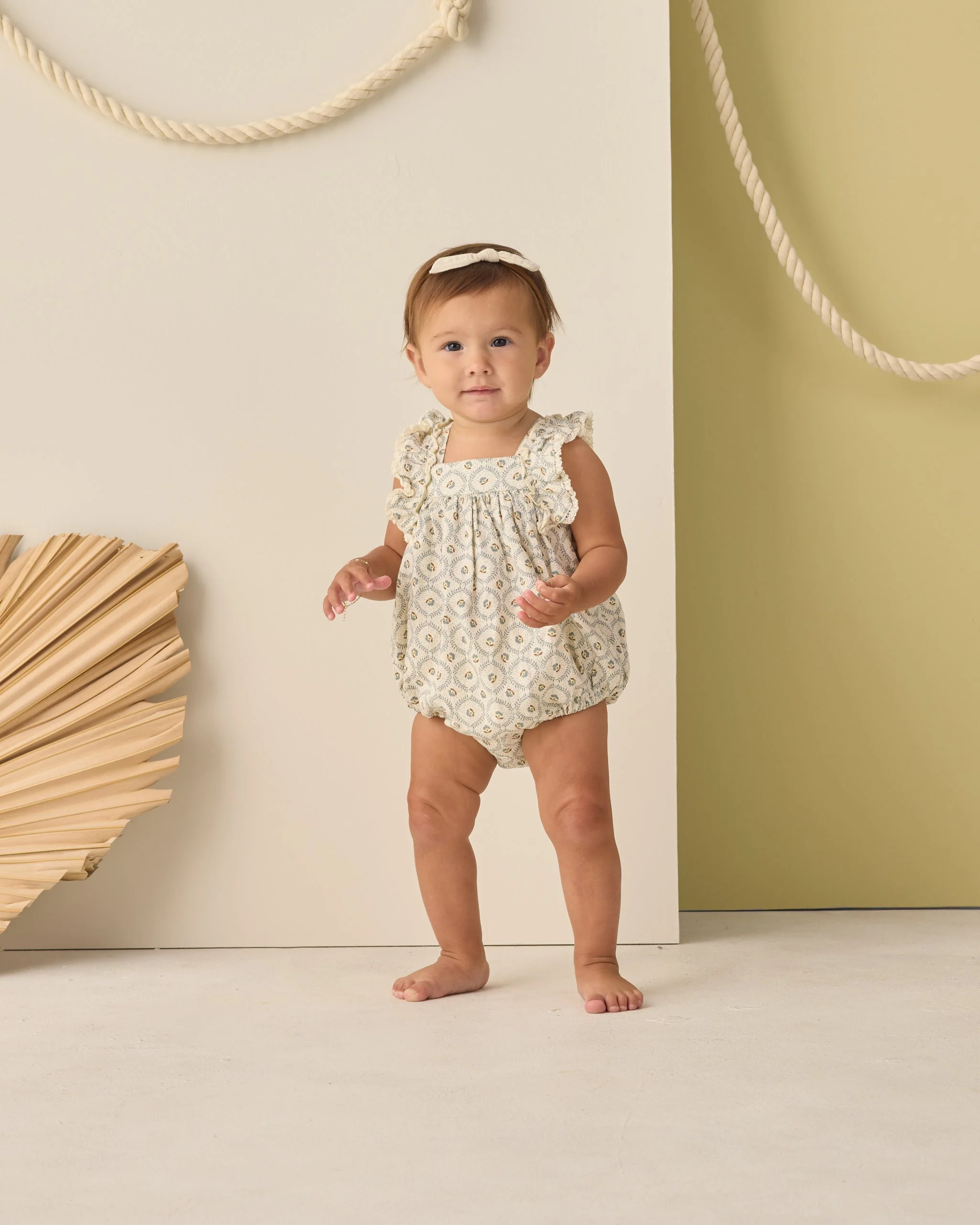 Maya Romper Green Fleur - Image 4