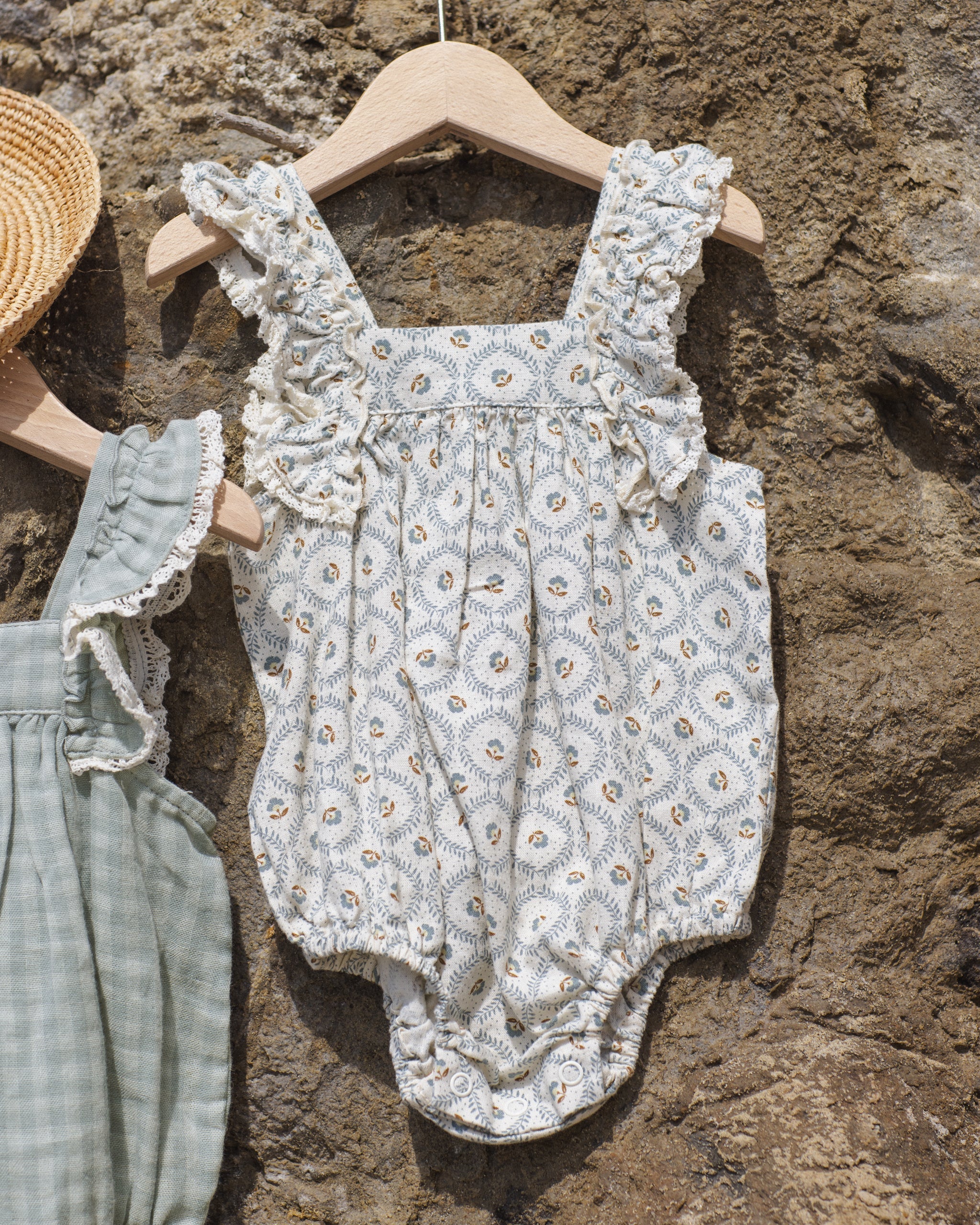 Maya Romper Green Fleur - Image 6