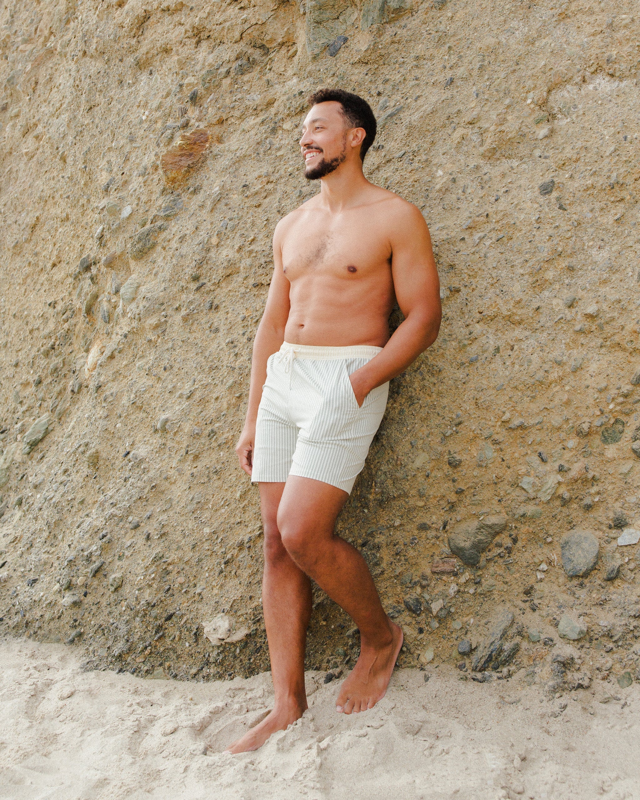 Men's Boardshort | Sage Stripe - Image 5