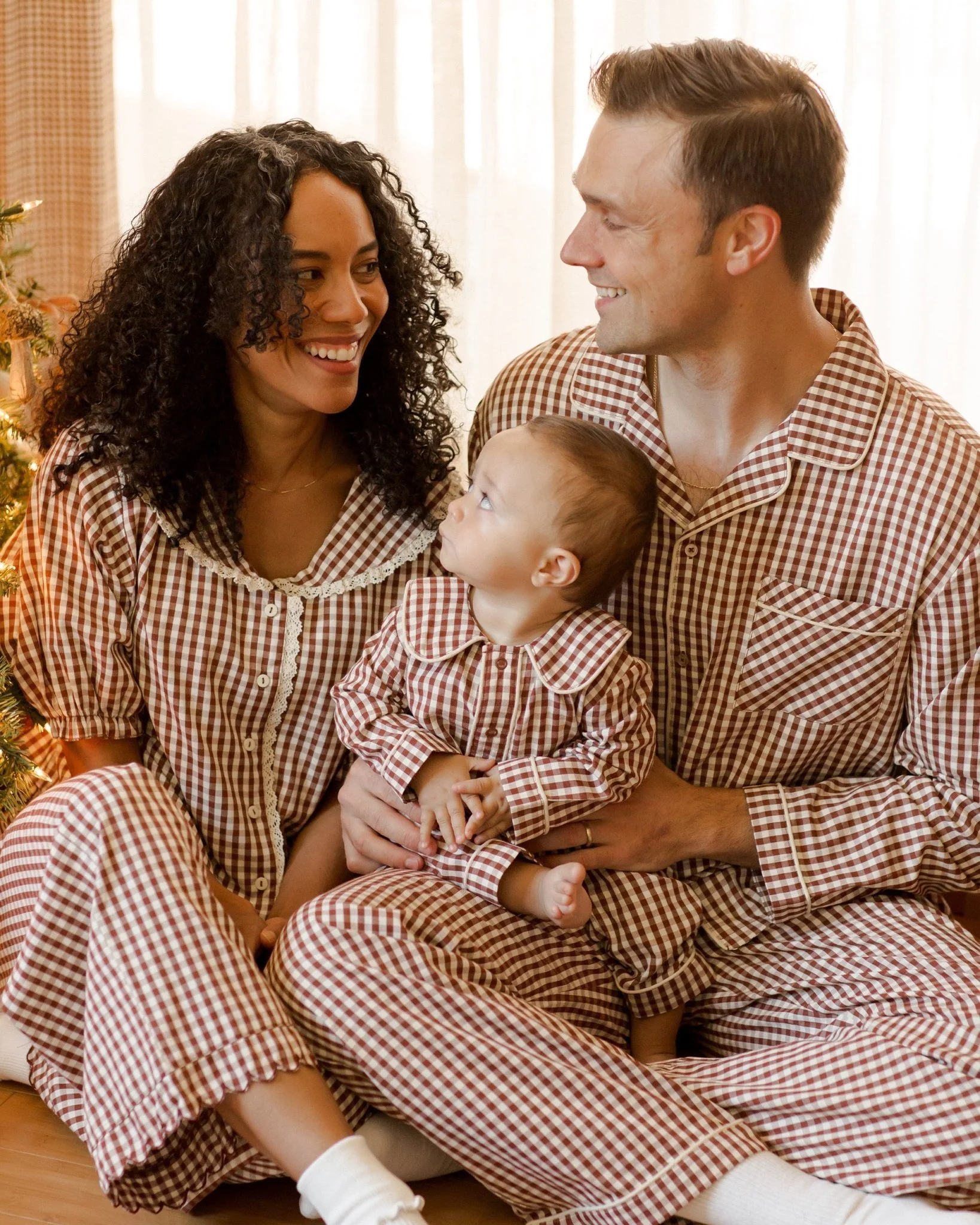 Men's Pajama Top | Brick Gingham - Image 2