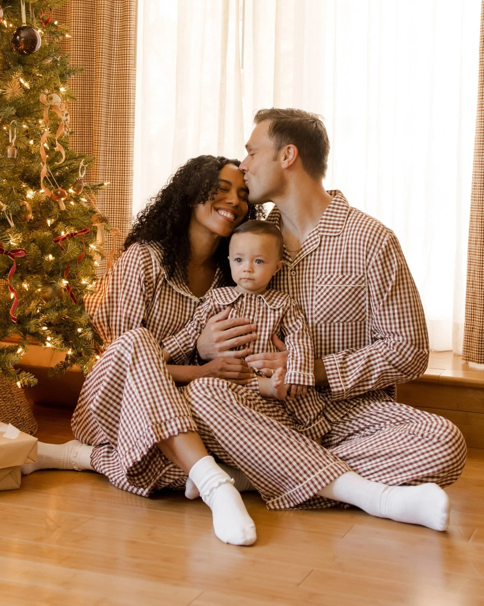 Men's Pajama Top | Brick Gingham - Image 3