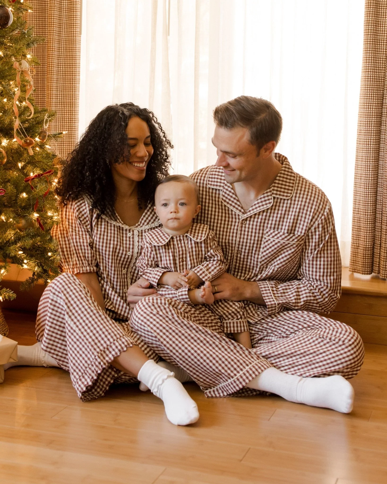 Men's Pajama Top | Brick Gingham - Image 6