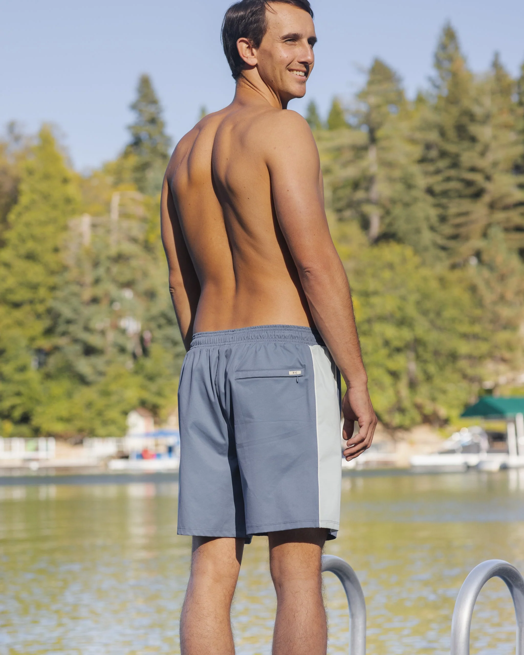 Men's Paneled Boardshort Marine - Image 3