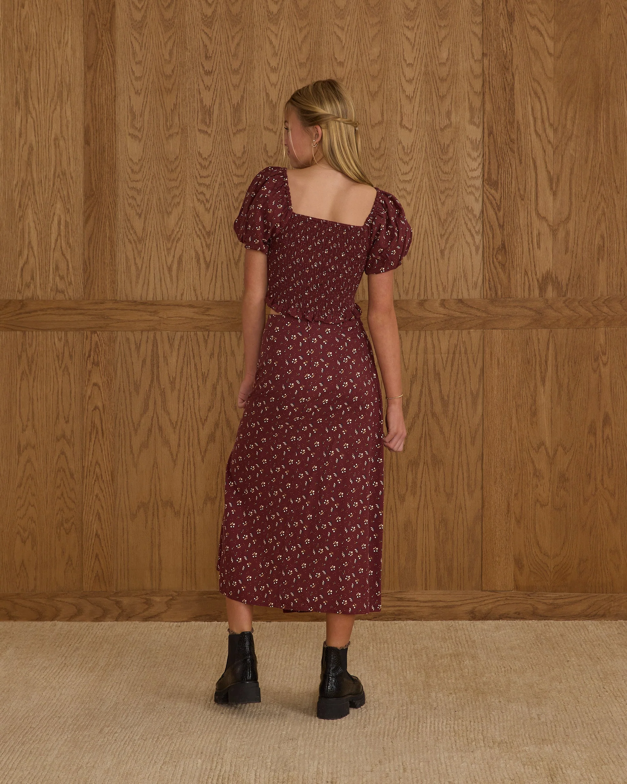 Midi Skirt | Harvest Berry Teen - Image 2