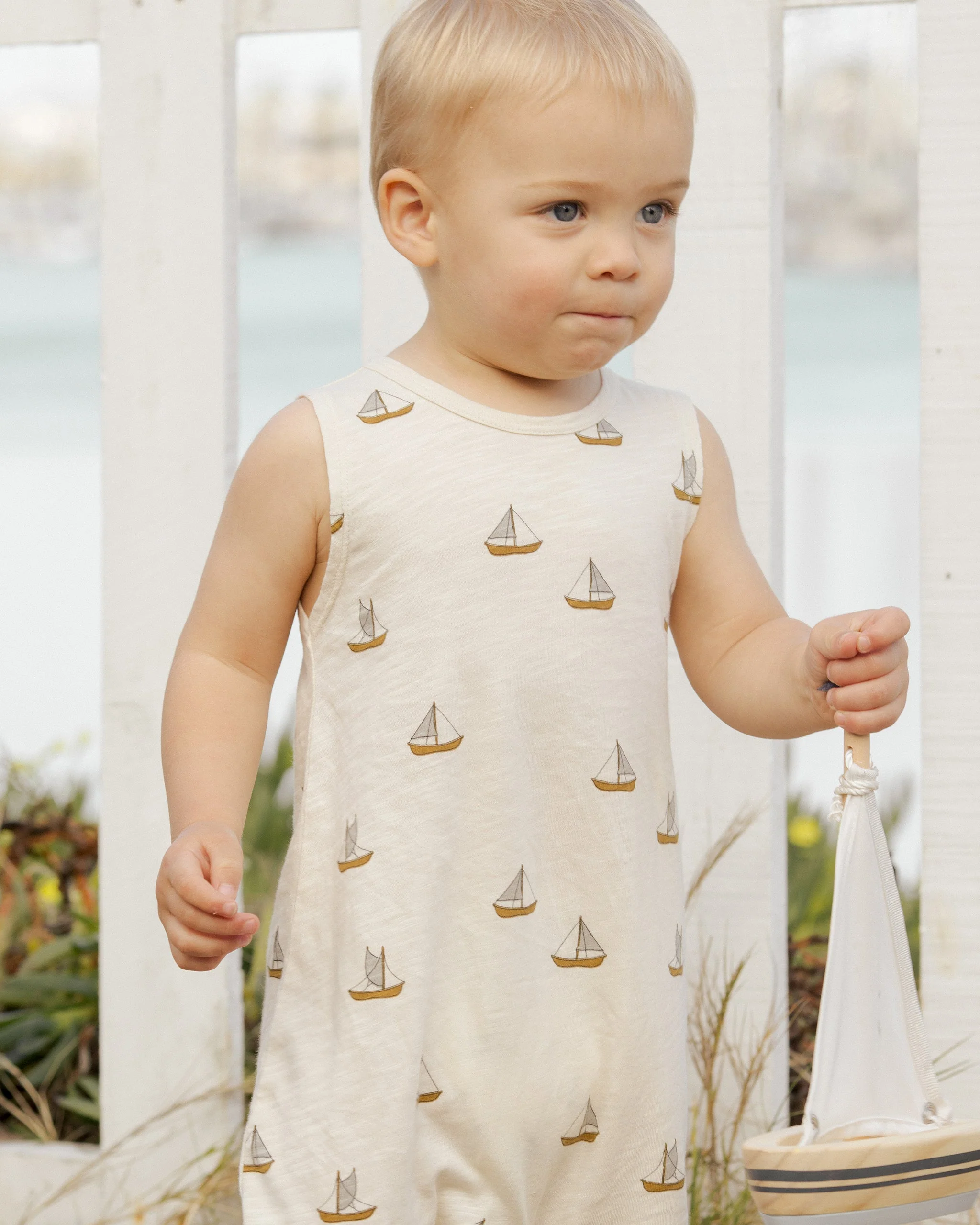 Mills Jumpsuit || Sailboats - Image 3