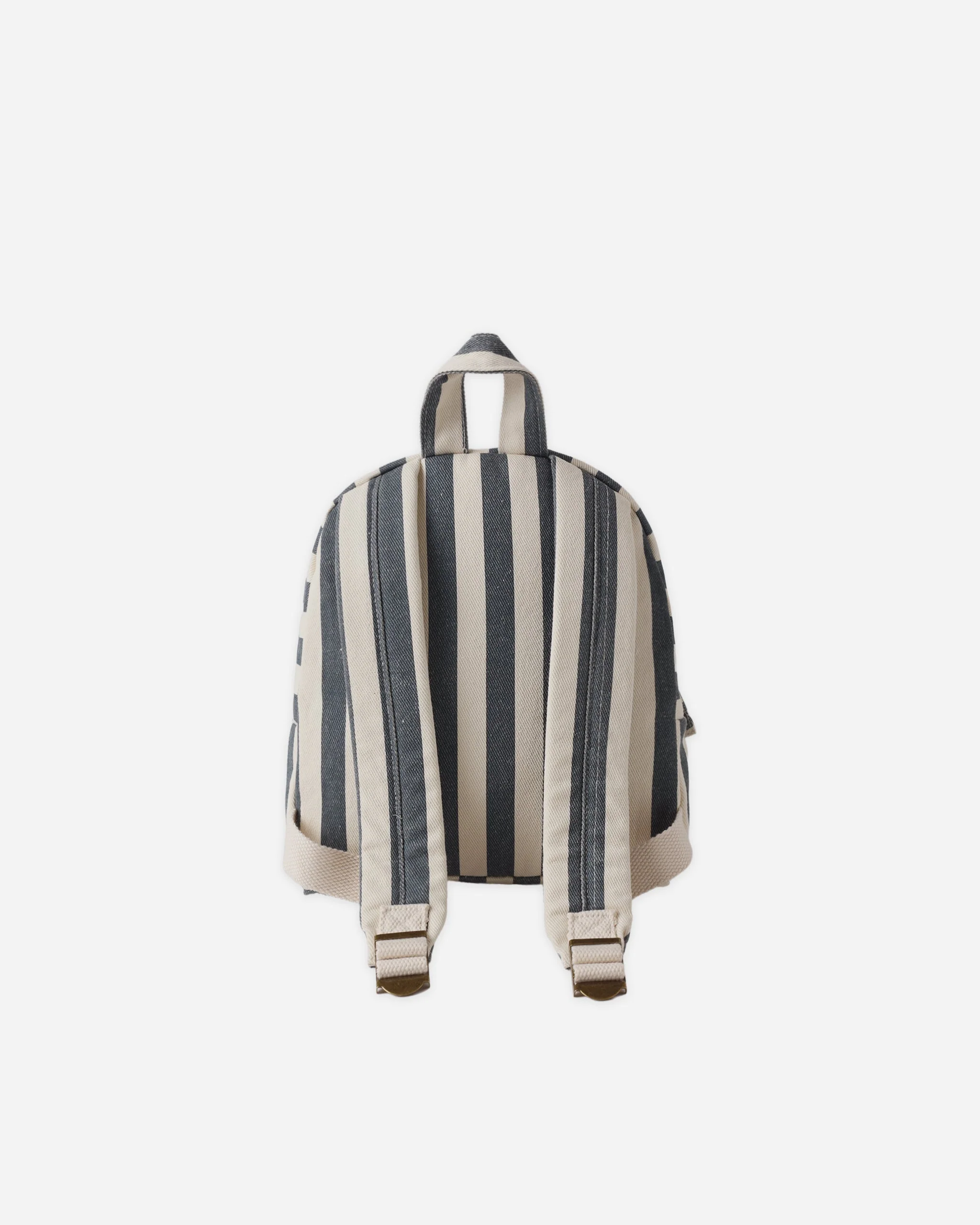 Mini Backpack Navy Stripe - Image 2