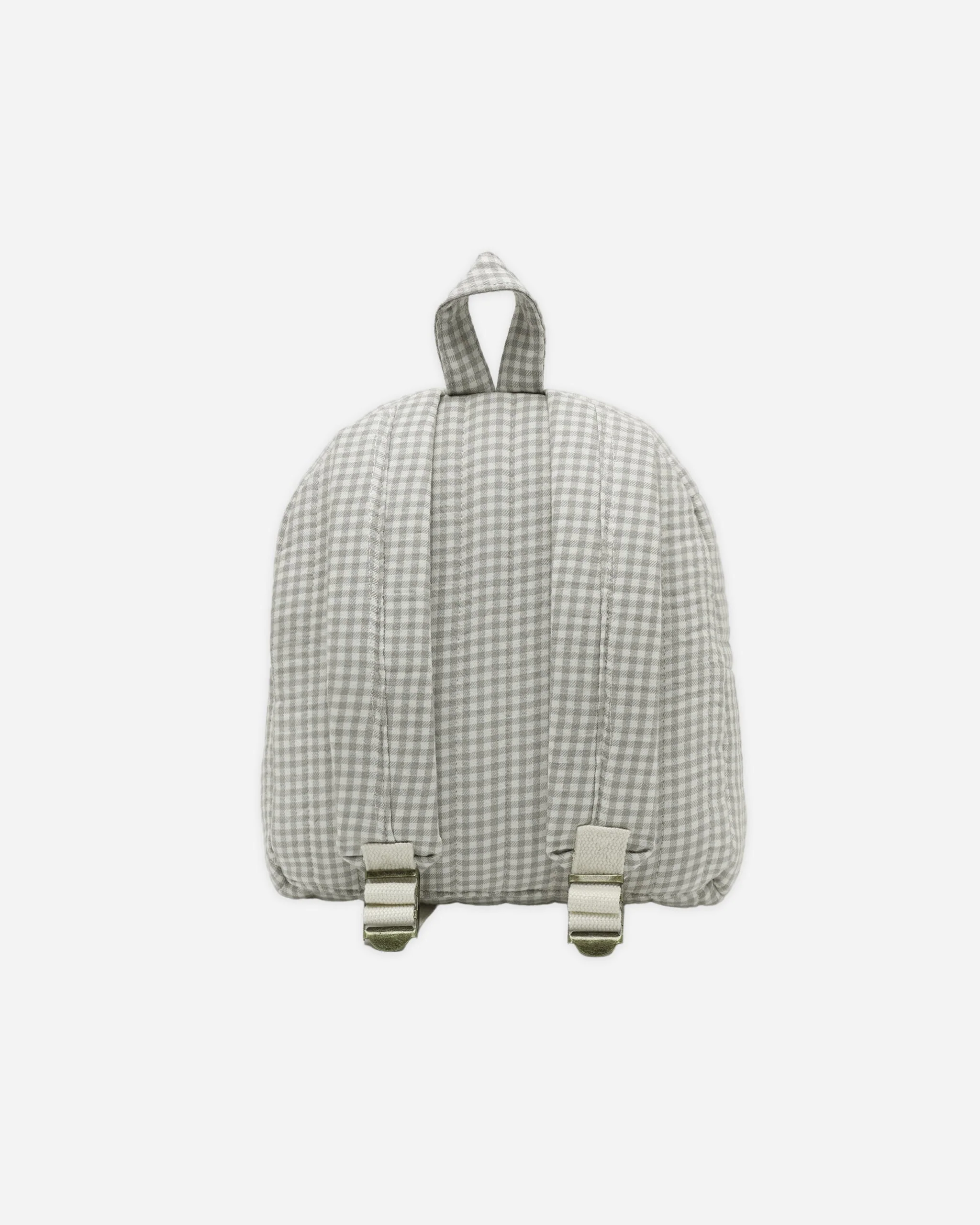 Mini Backpack Sage Gingham - Image 2