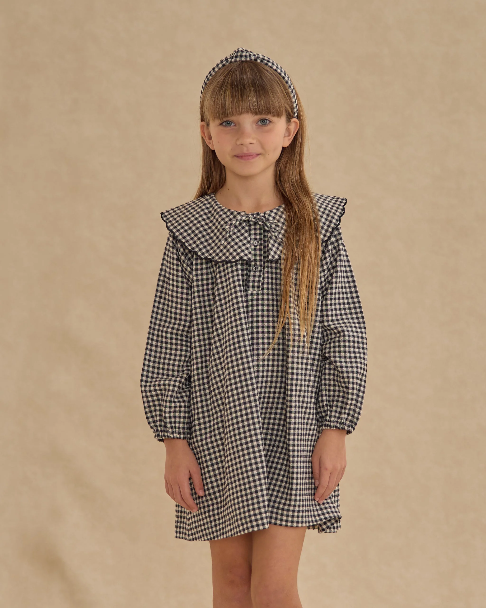 Mini Dress || Black Gingham - Image 2