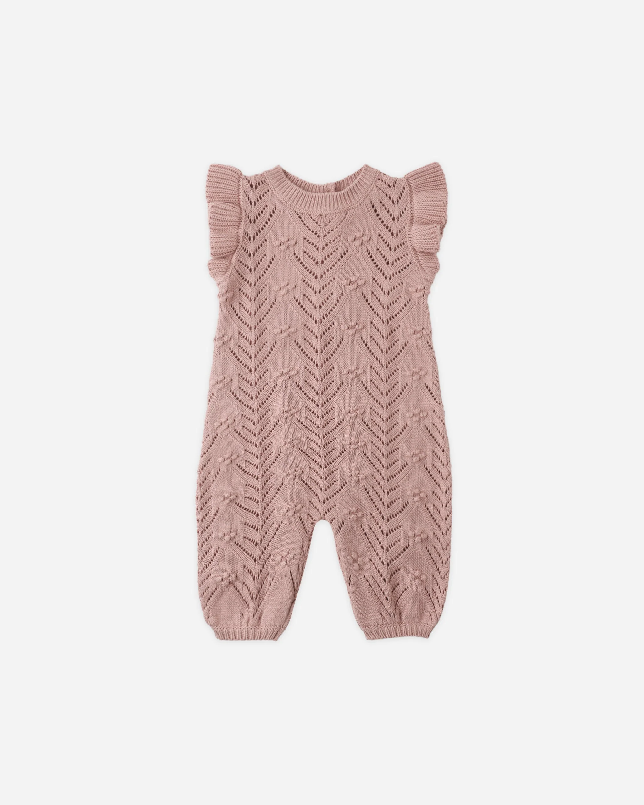 Mira Knit Romper Mauve