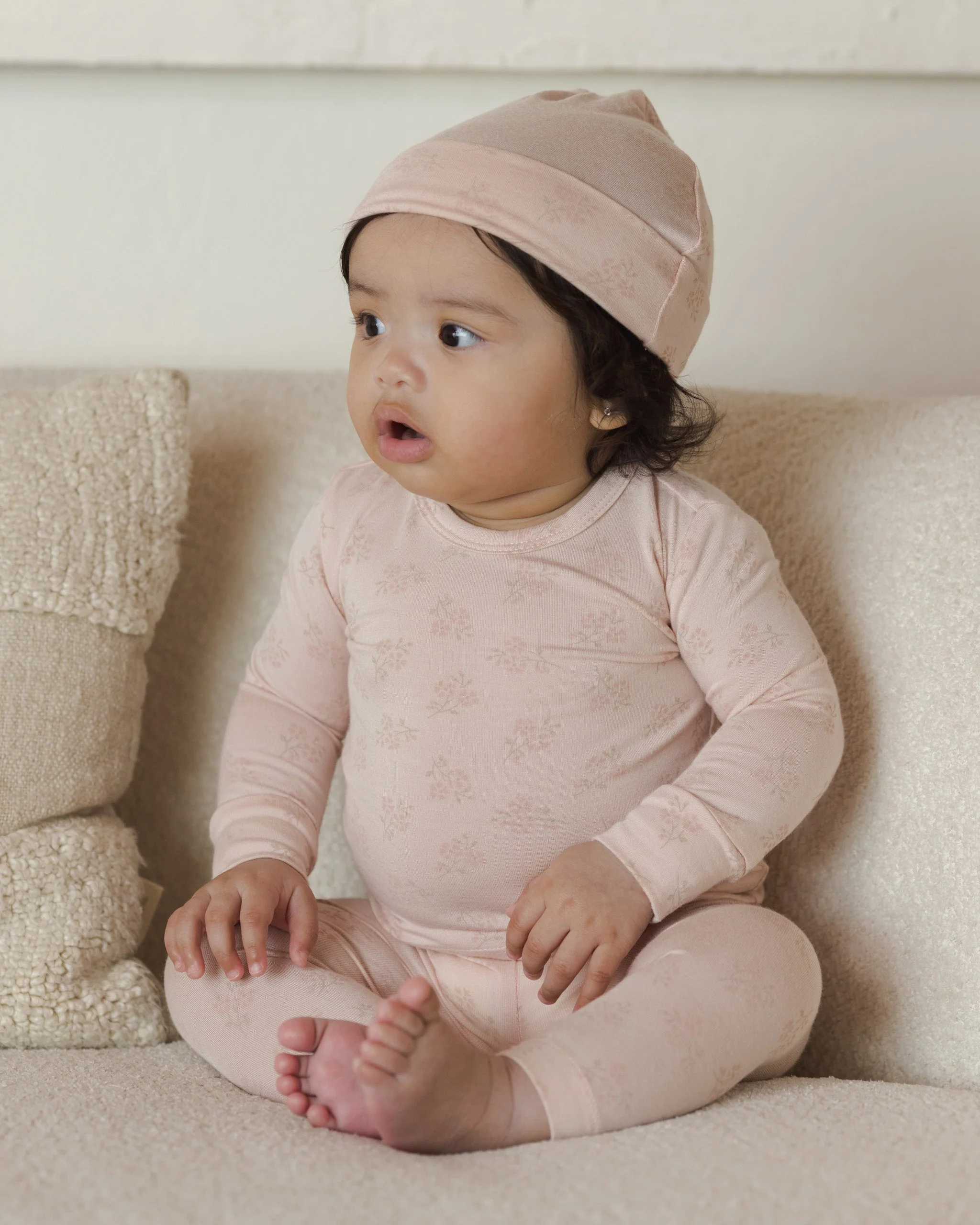 Modal Pajama Set || Pink Blossom - Image 2