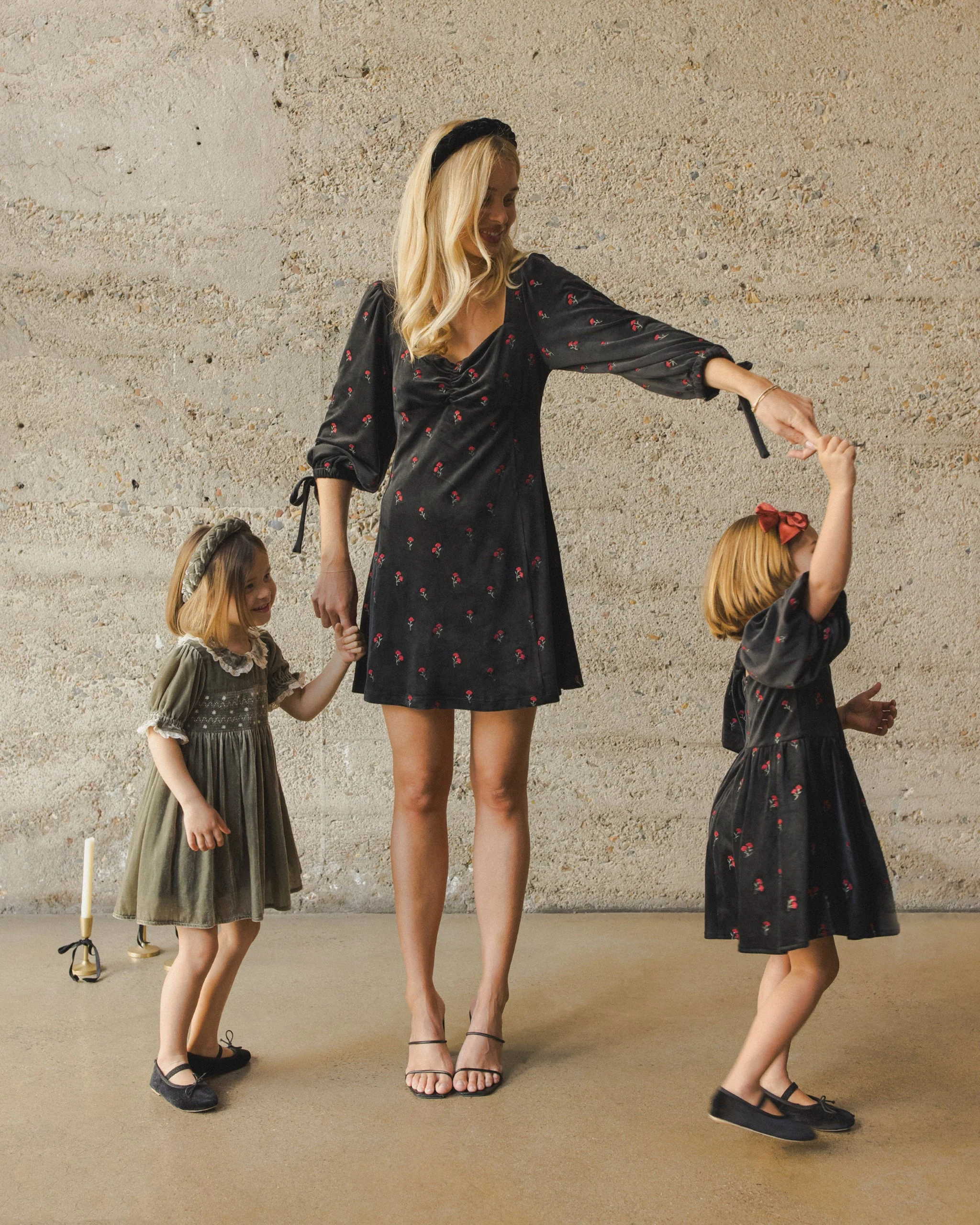 Morgan Dress | Velvet Floral - Image 6