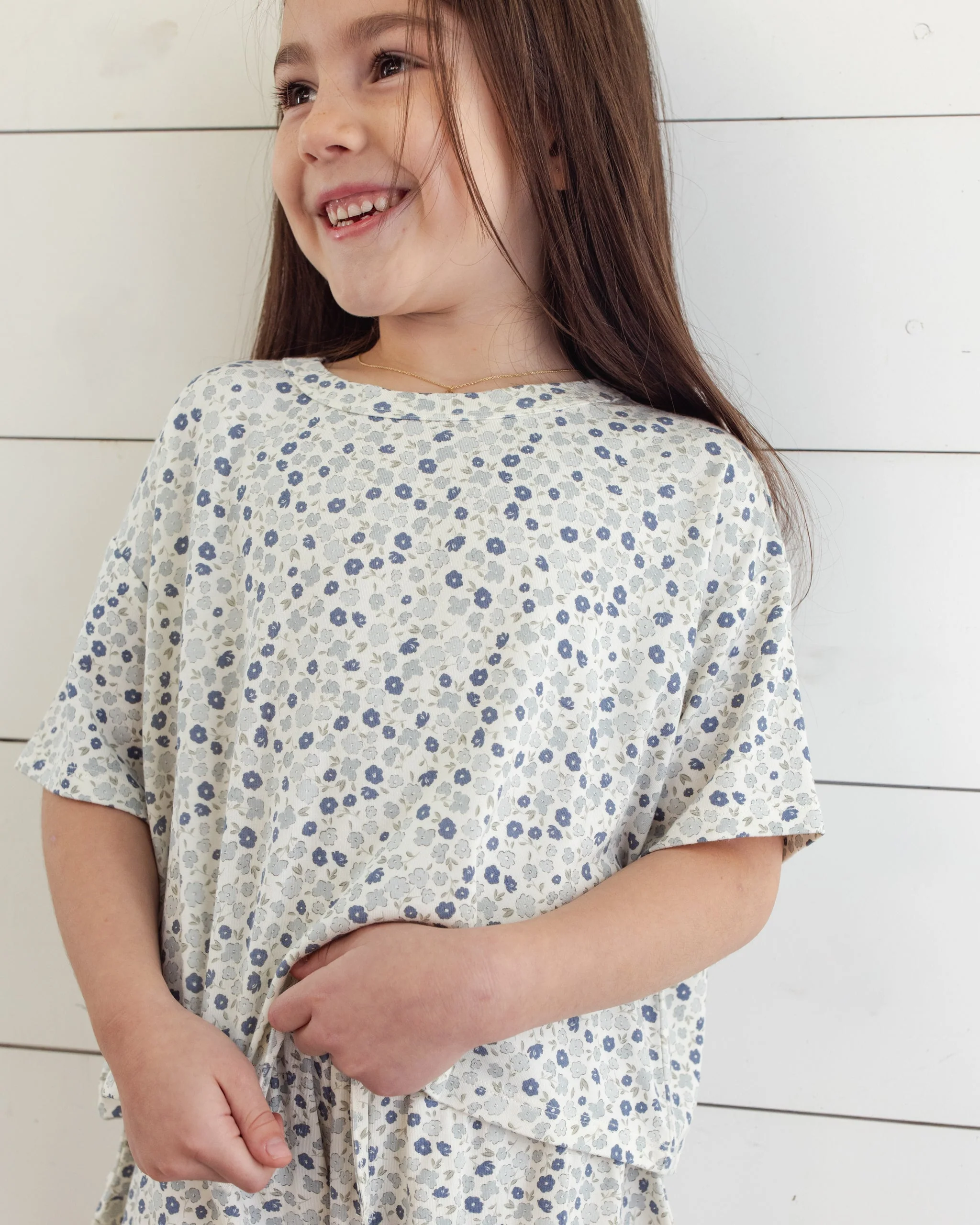 Mosie Set Blue Ditsy - Image 3