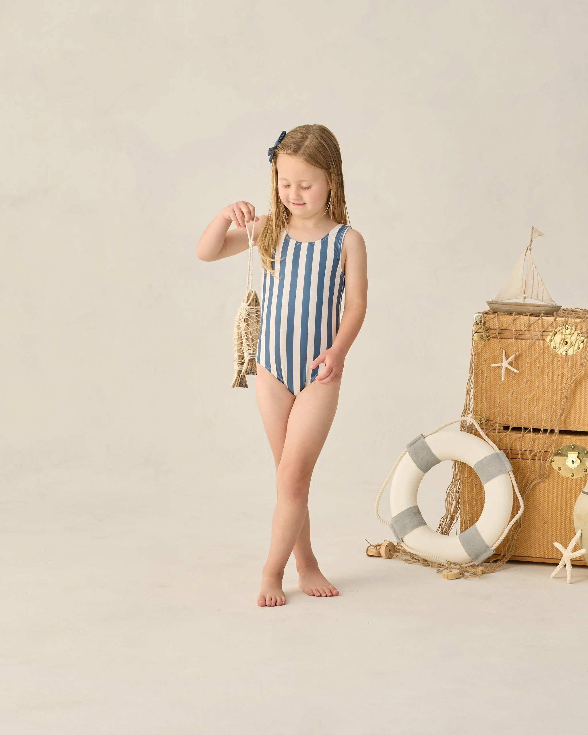 Moxie One-Piece Navy Stripe - Image 3