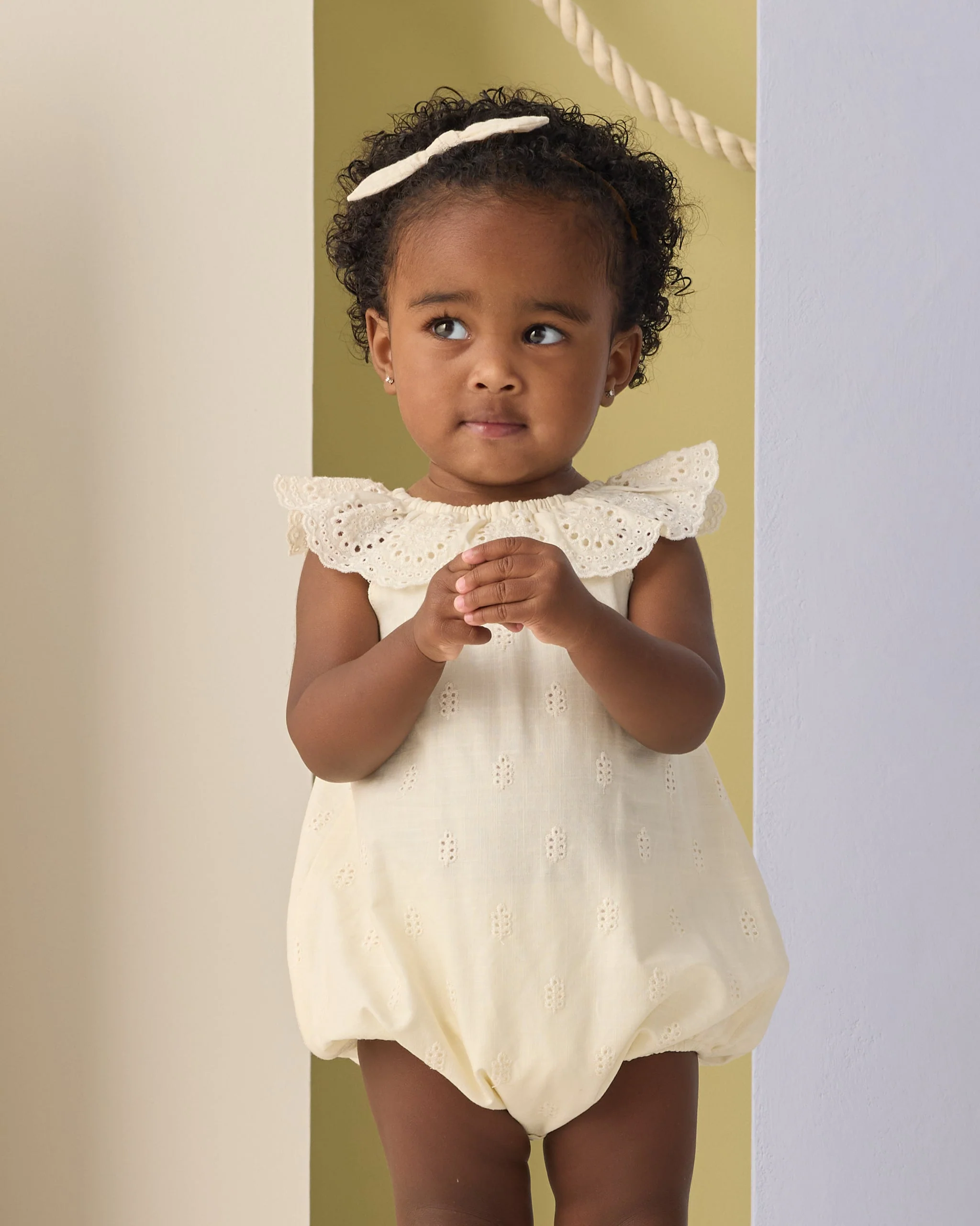 Myla Romper Ivory - Image 2