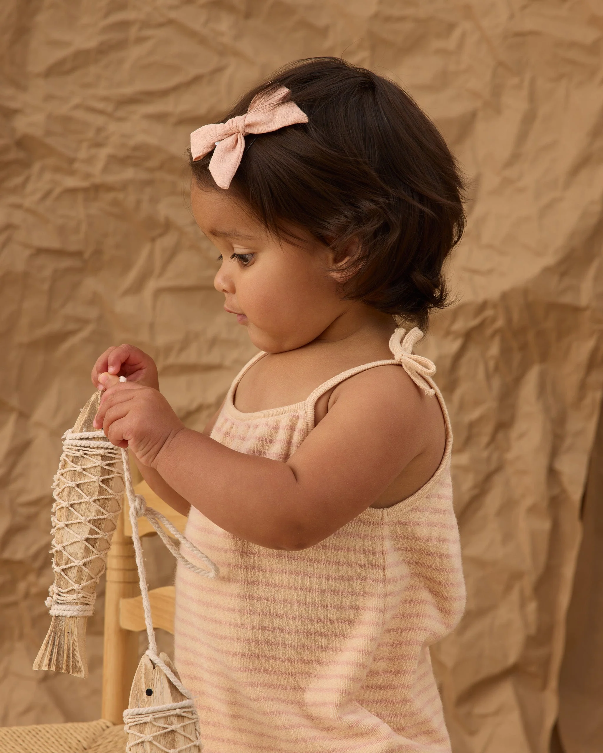 Nala Romper Pink Stripe - Image 3