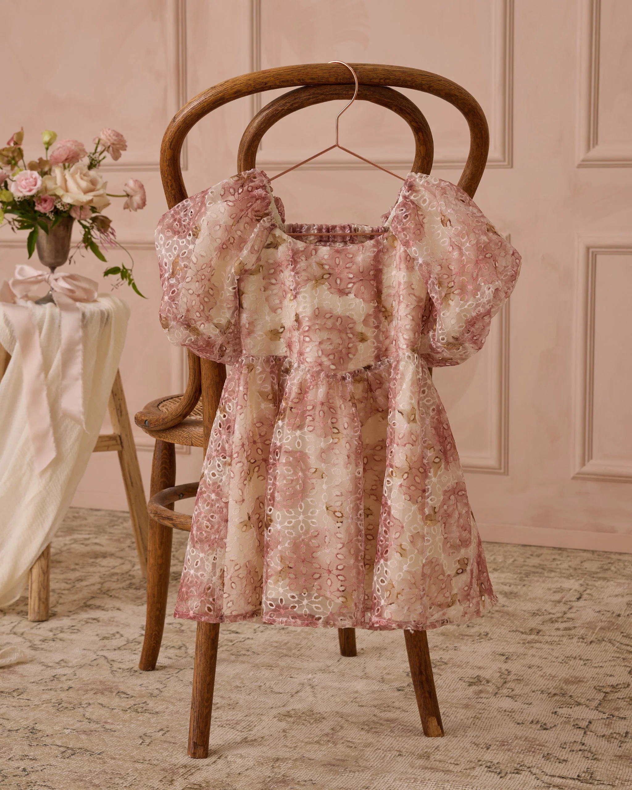 Nina Dress | Pink Peonies - Image 6