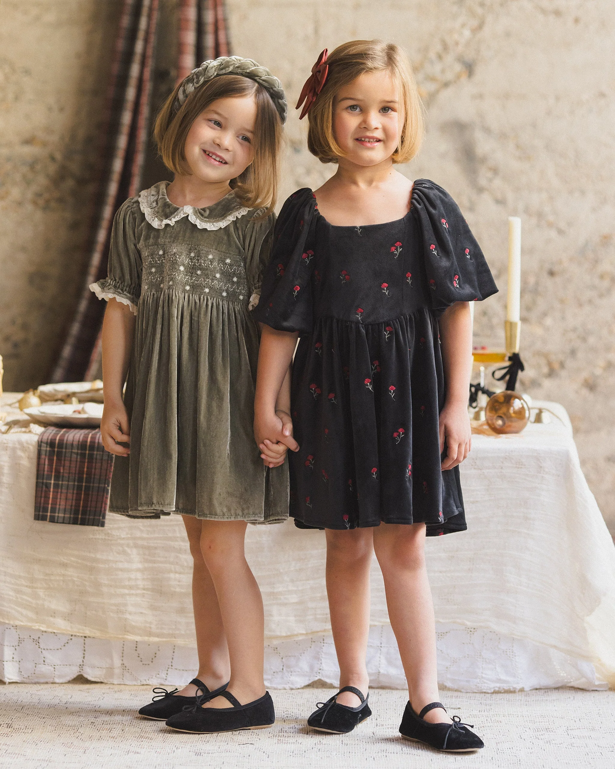 Nina Dress | Velvet Floral - Image 5