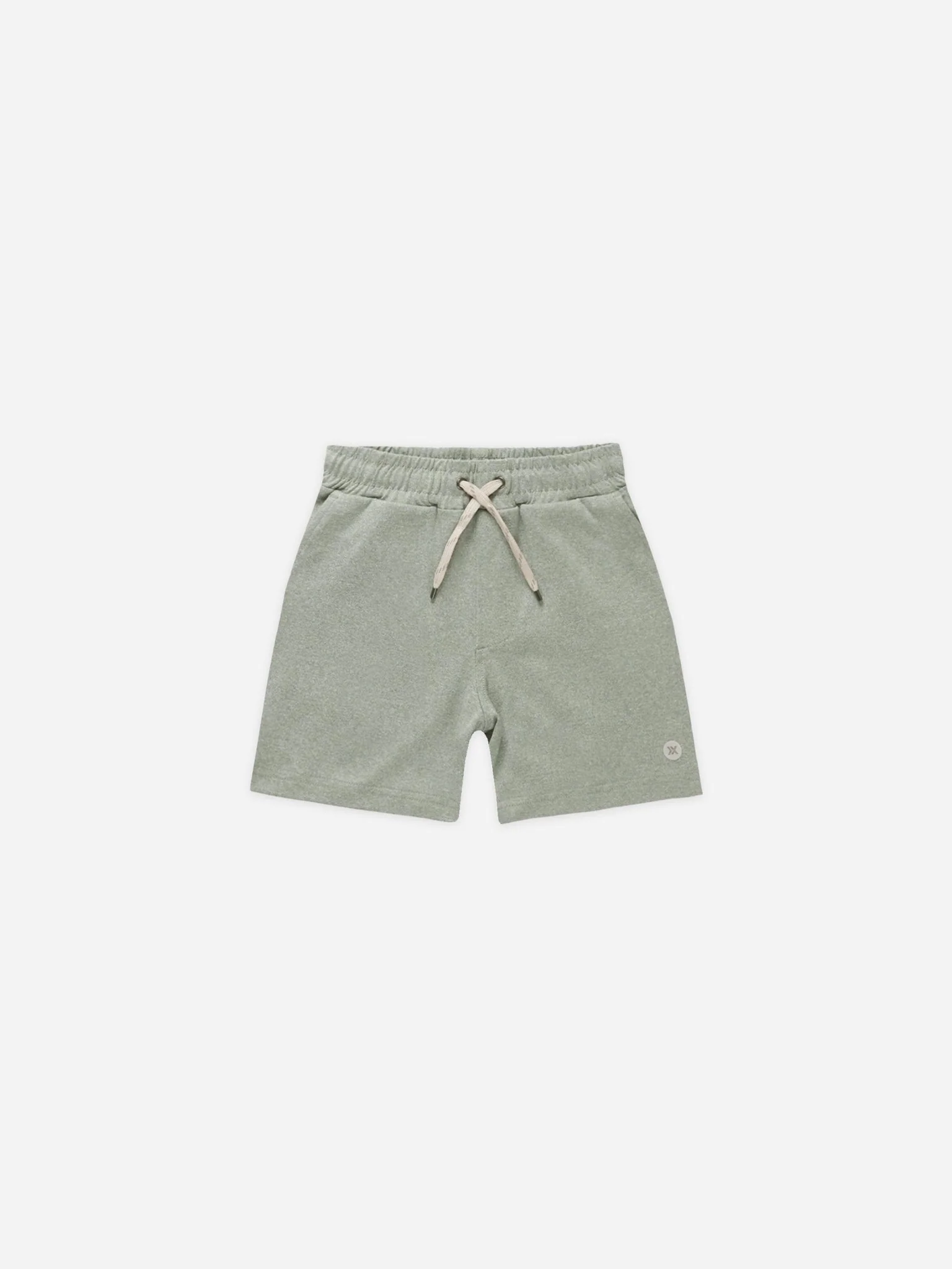 Oceanside Tech Short || Heathered Aqua