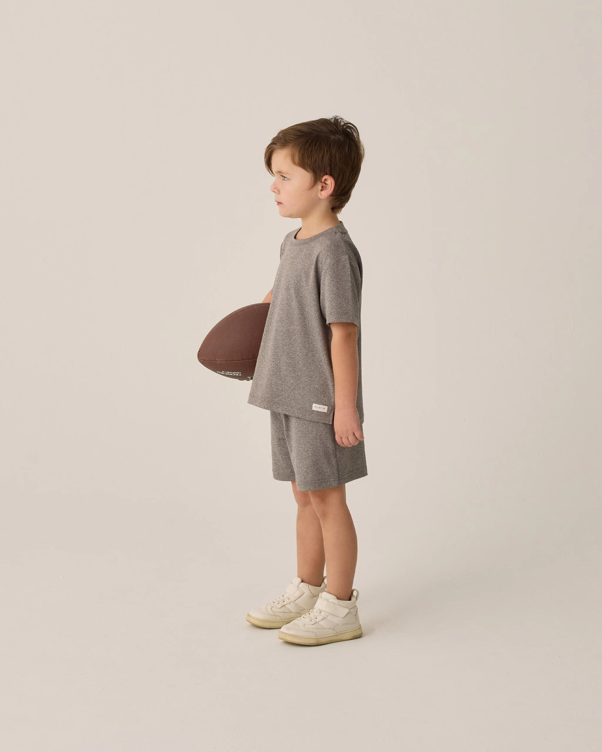 Oceanside Tech Short || Heathered Grey - Image 5
