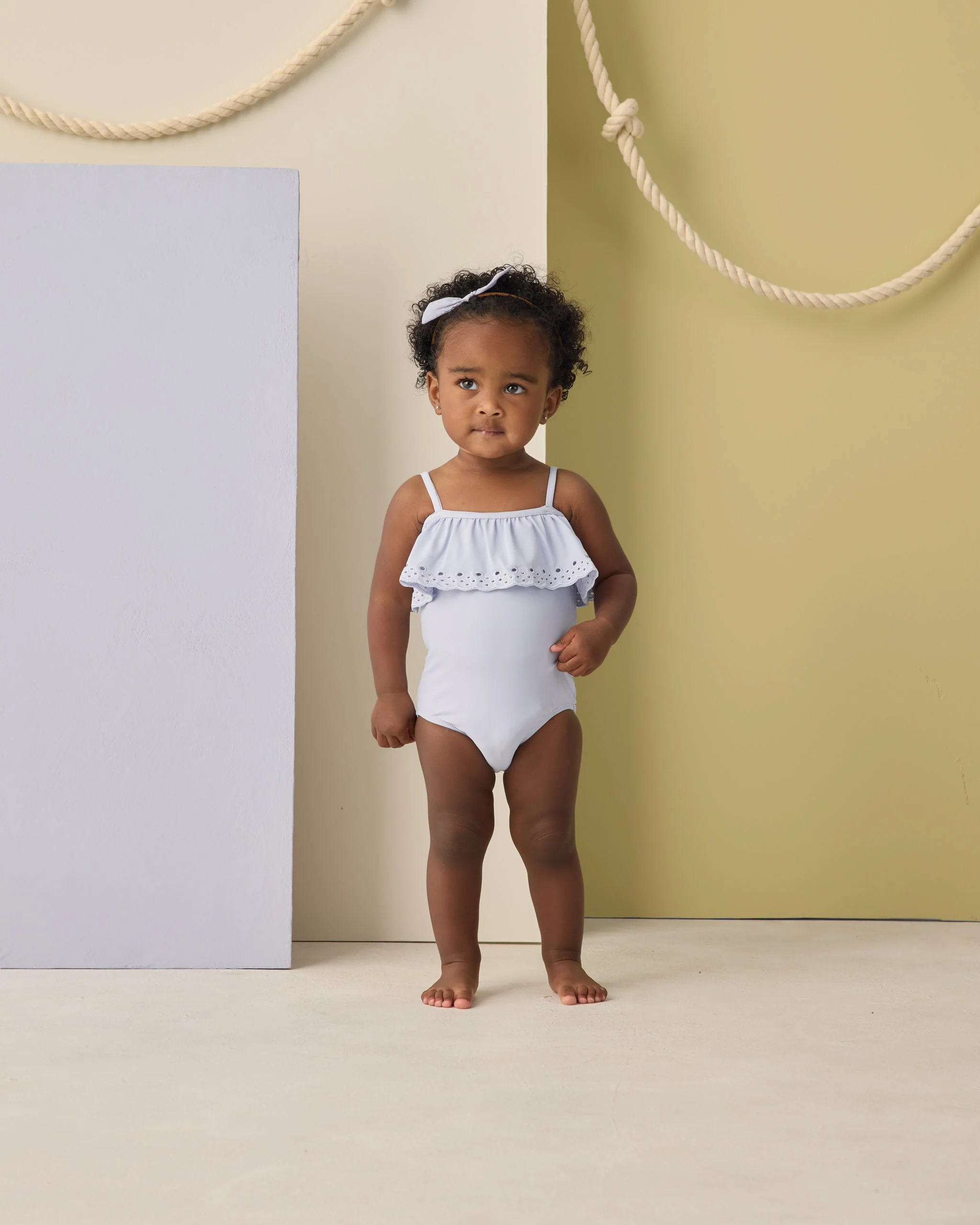 Off-The-Shoulder One-Piece Periwinkle - Image 2