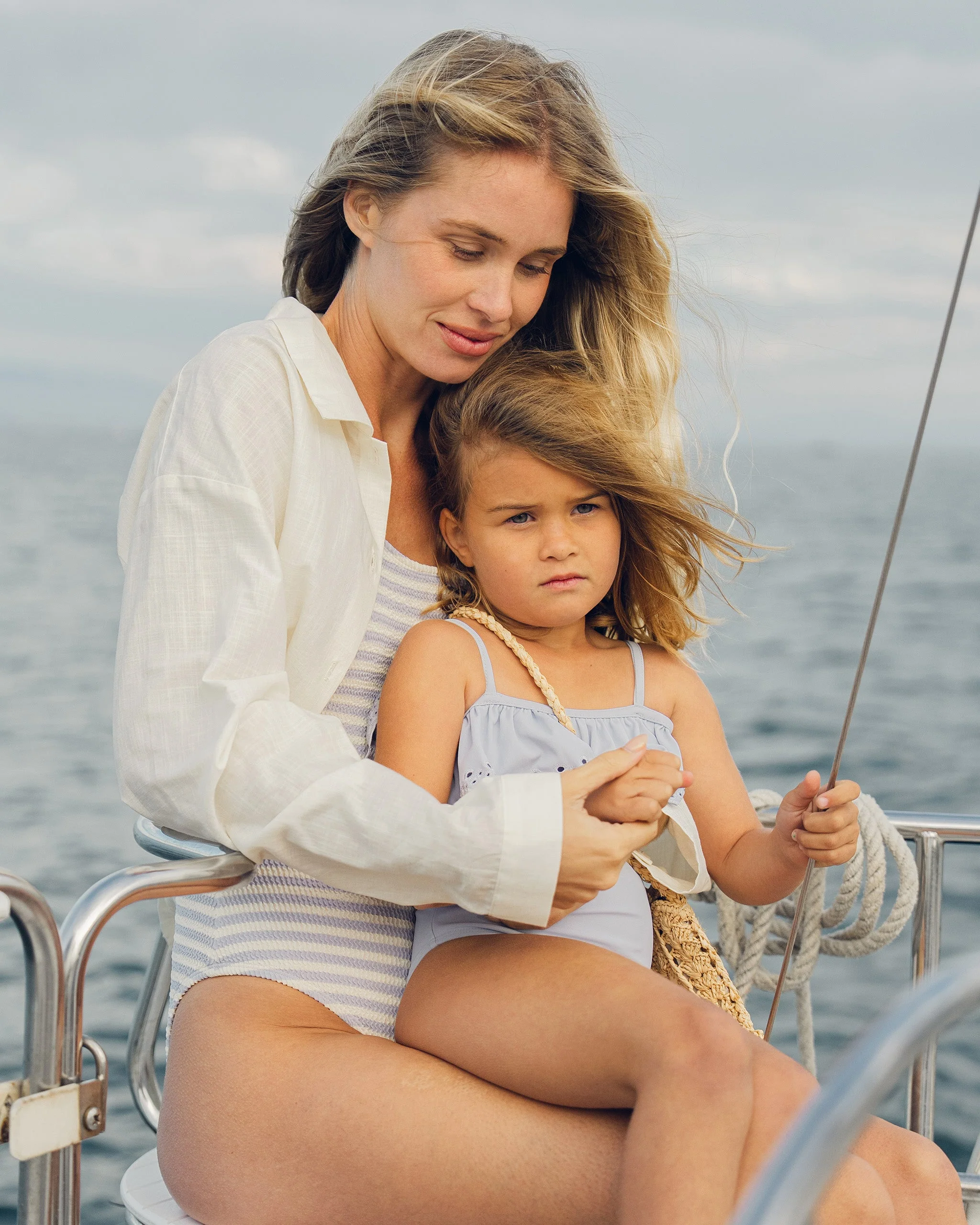 Off-The-Shoulder One-Piece Periwinkle - Image 6