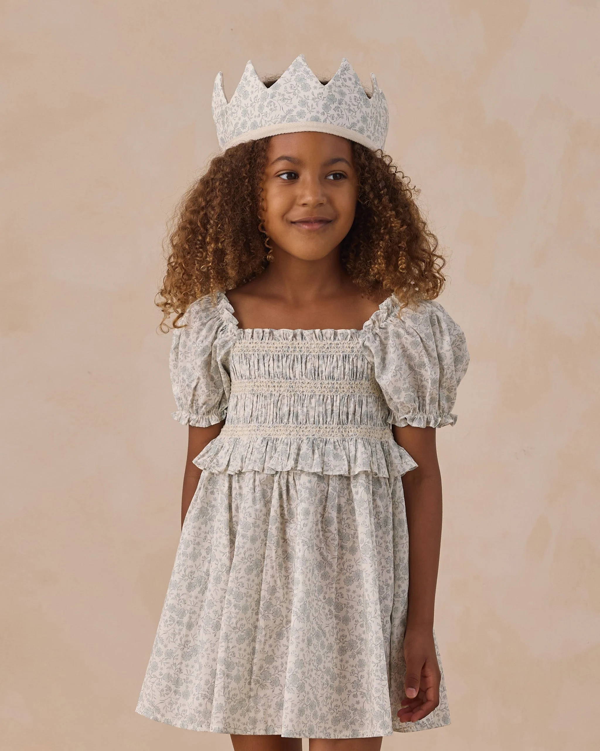 Olivia Dress Sky Floral - Image 3