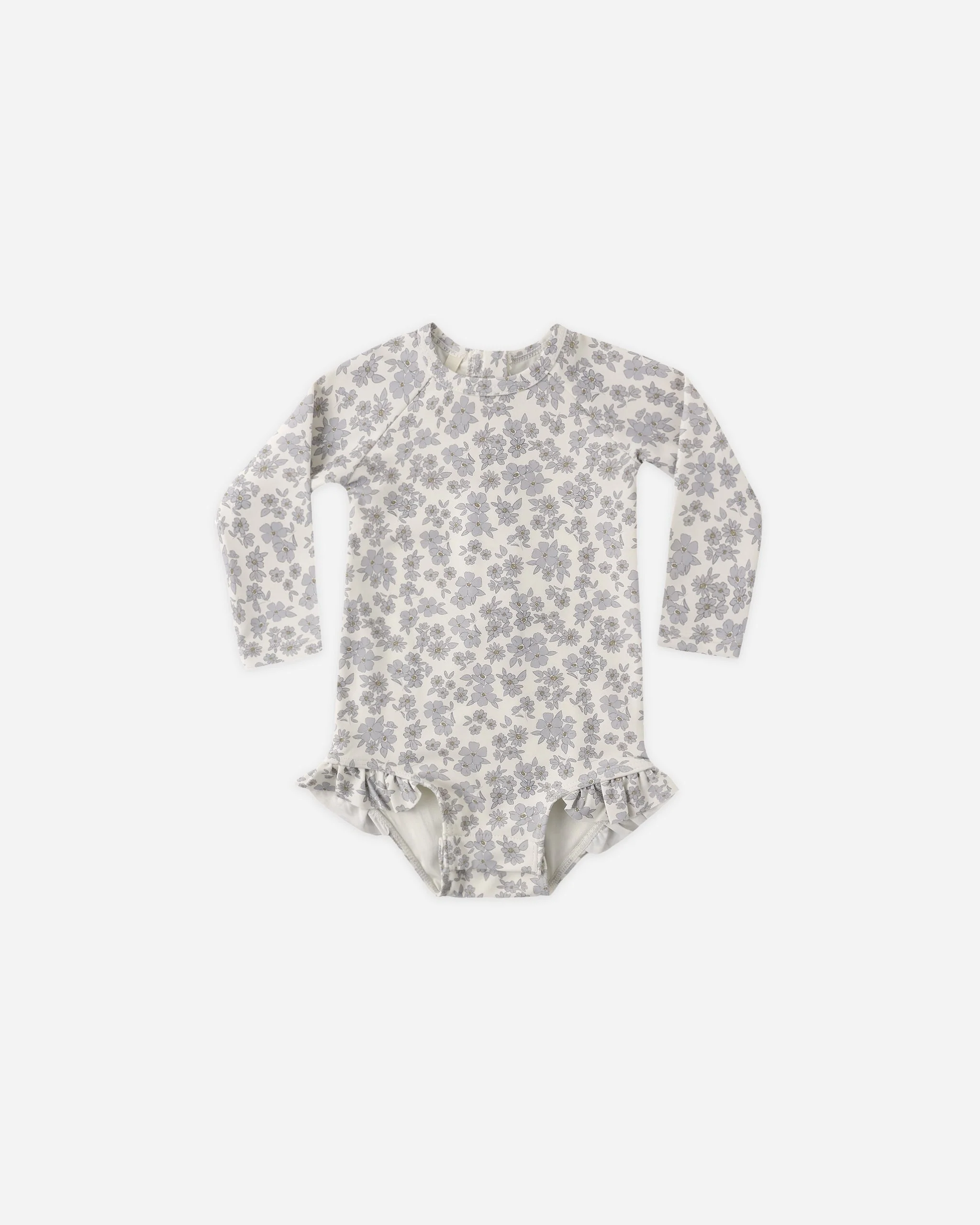 Olivia Rashguard One-Piece Blue Floral
