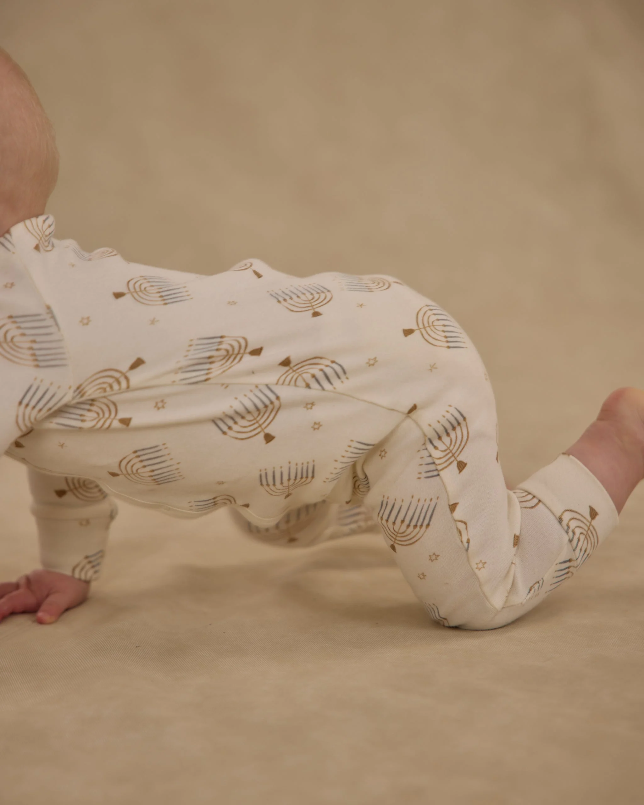Organic Long John Pajamas || Hanukkah - Image 3