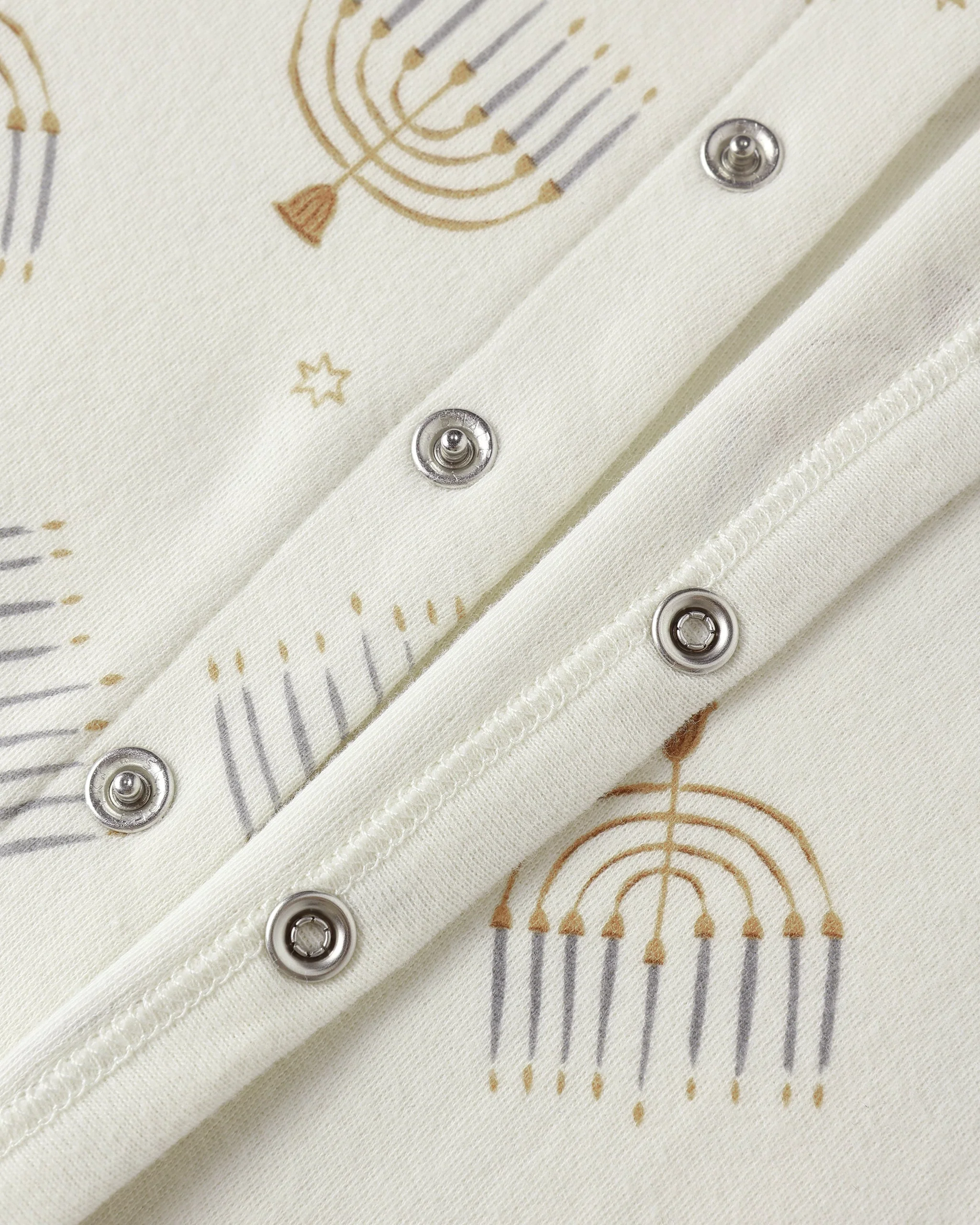 Organic Long John Pajamas || Hanukkah - Image 6