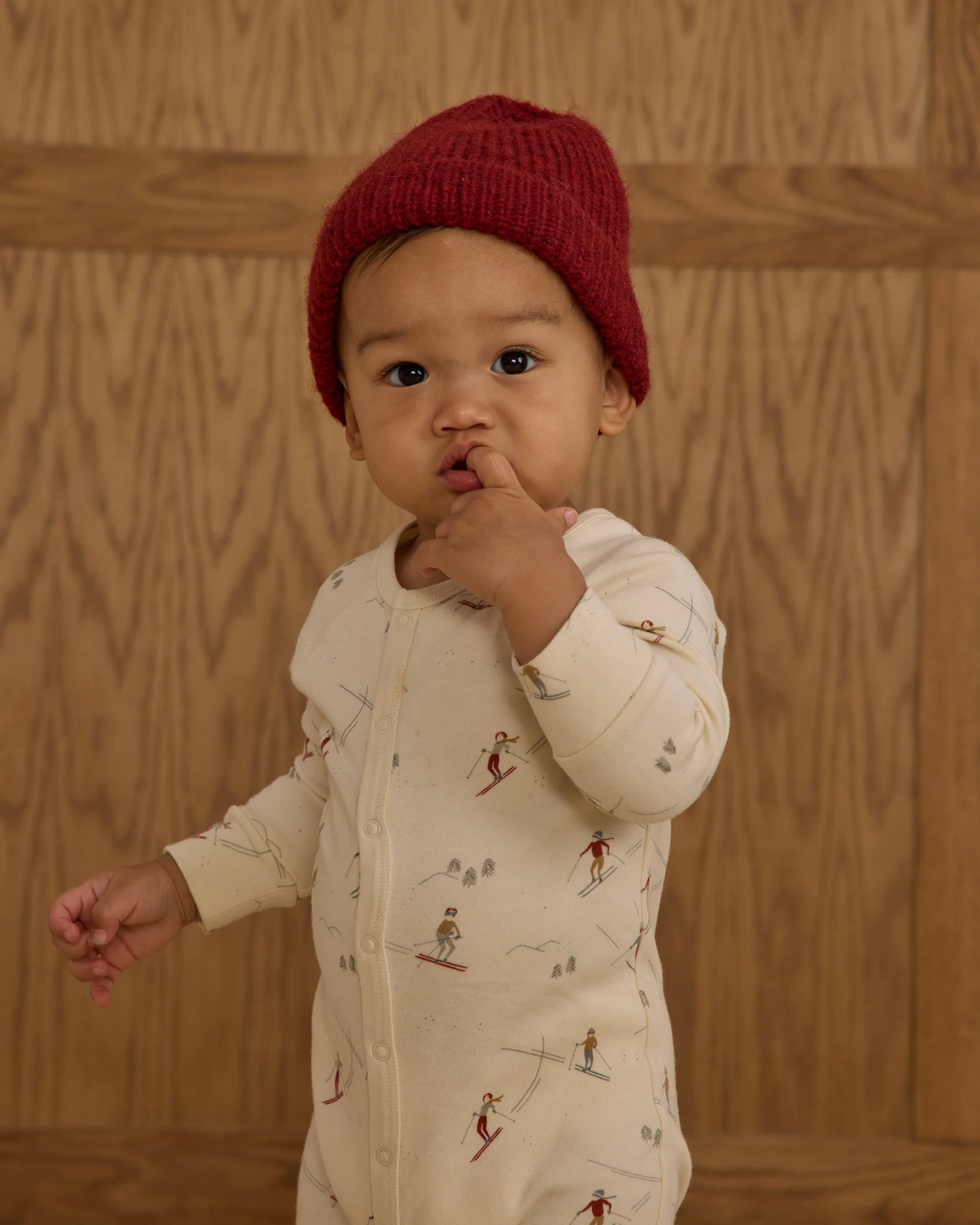 Organic Long John Pajamas || Skiers - Image 3