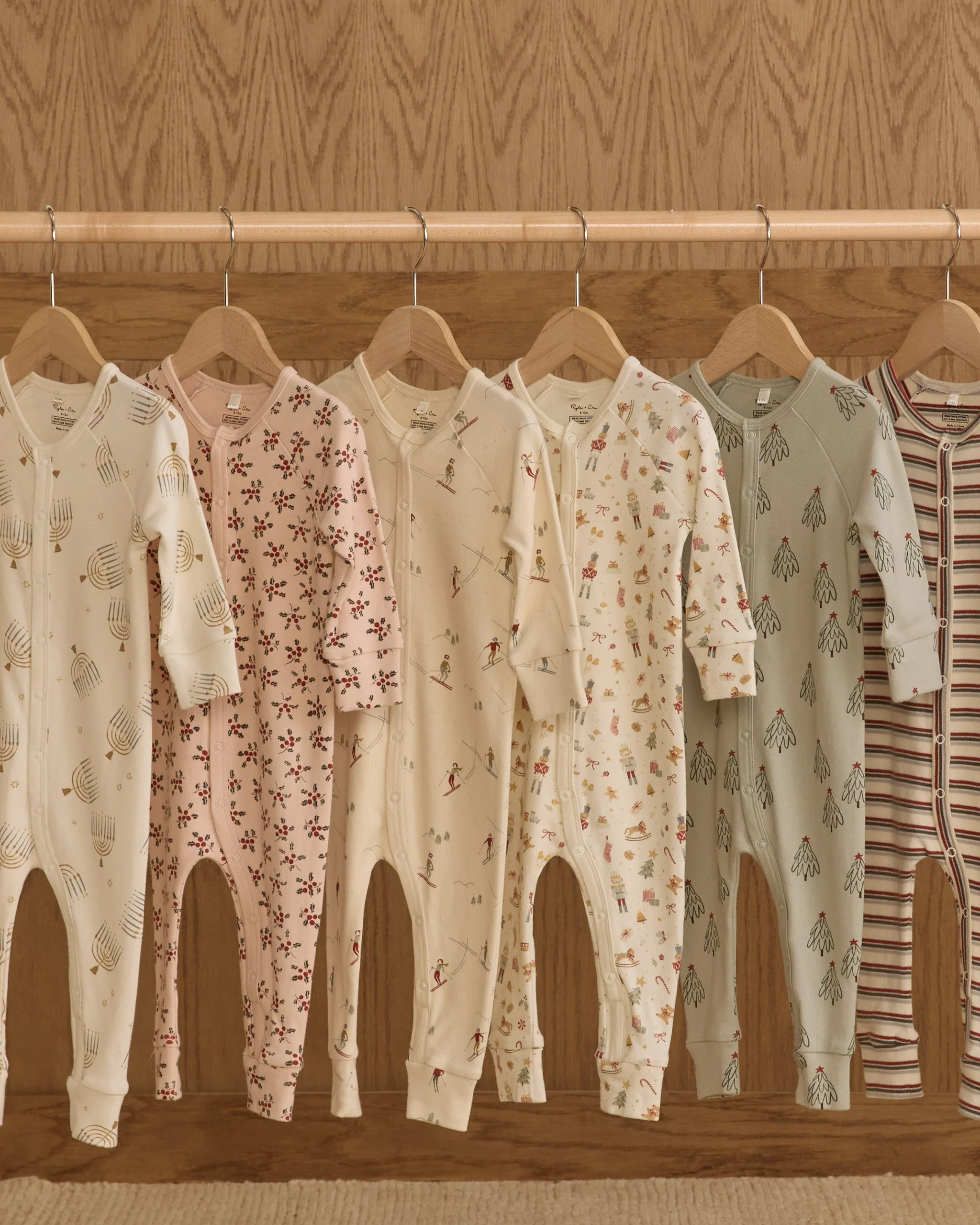 Organic Long John Pajamas || Skiers - Image 6