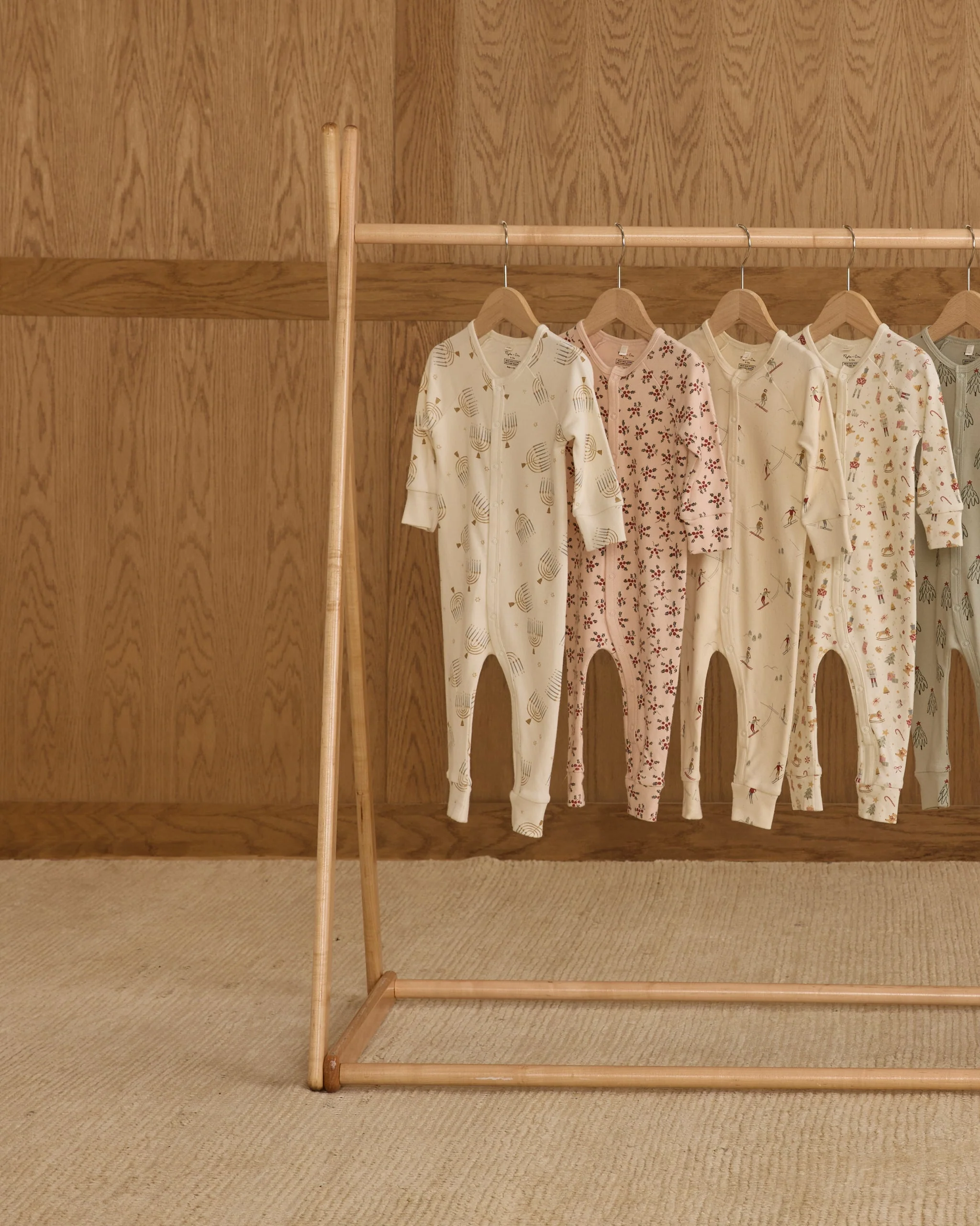 Organic Long John Pajamas || Skiers - Image 7