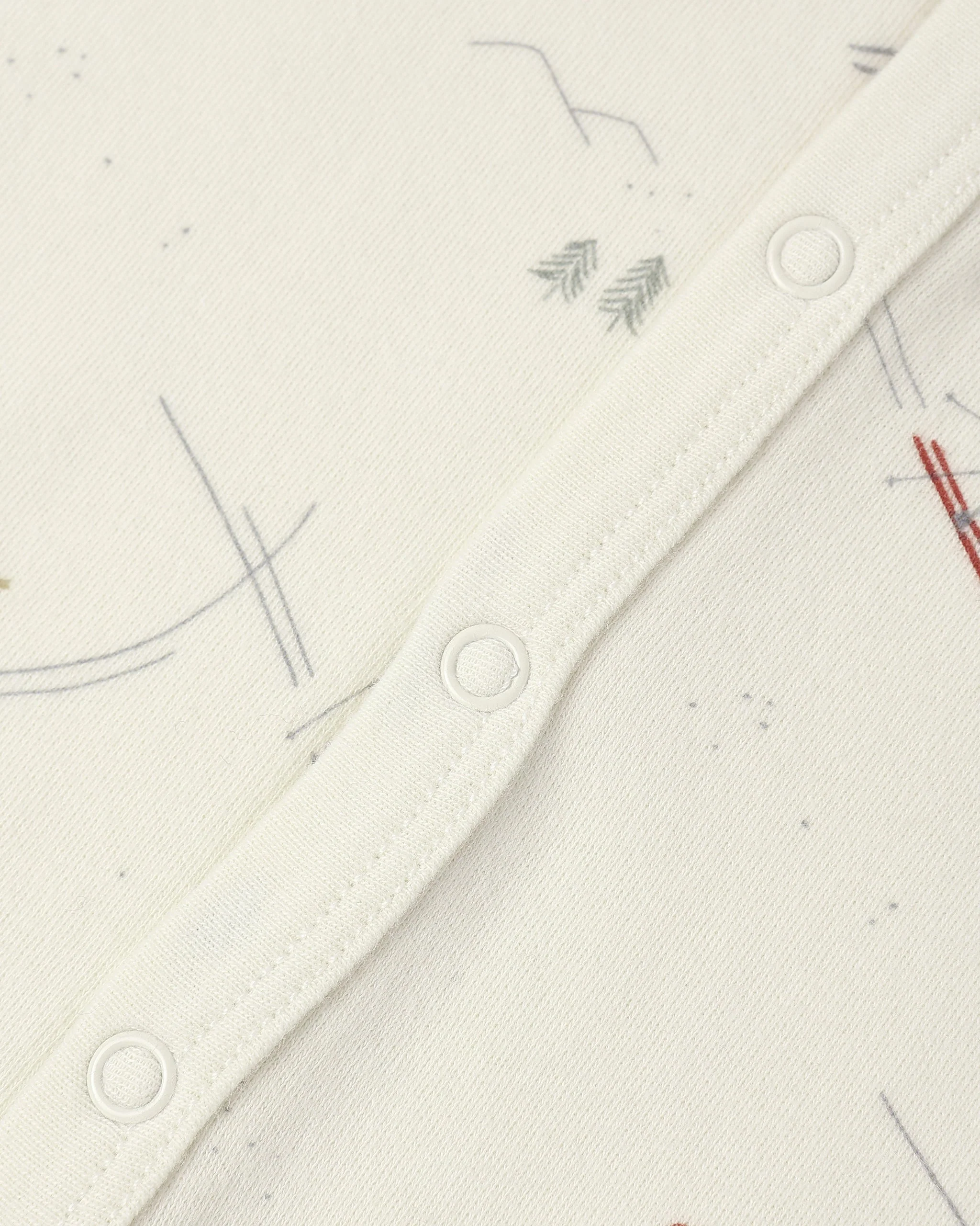 Organic Long John Pajamas || Skiers - Image 8