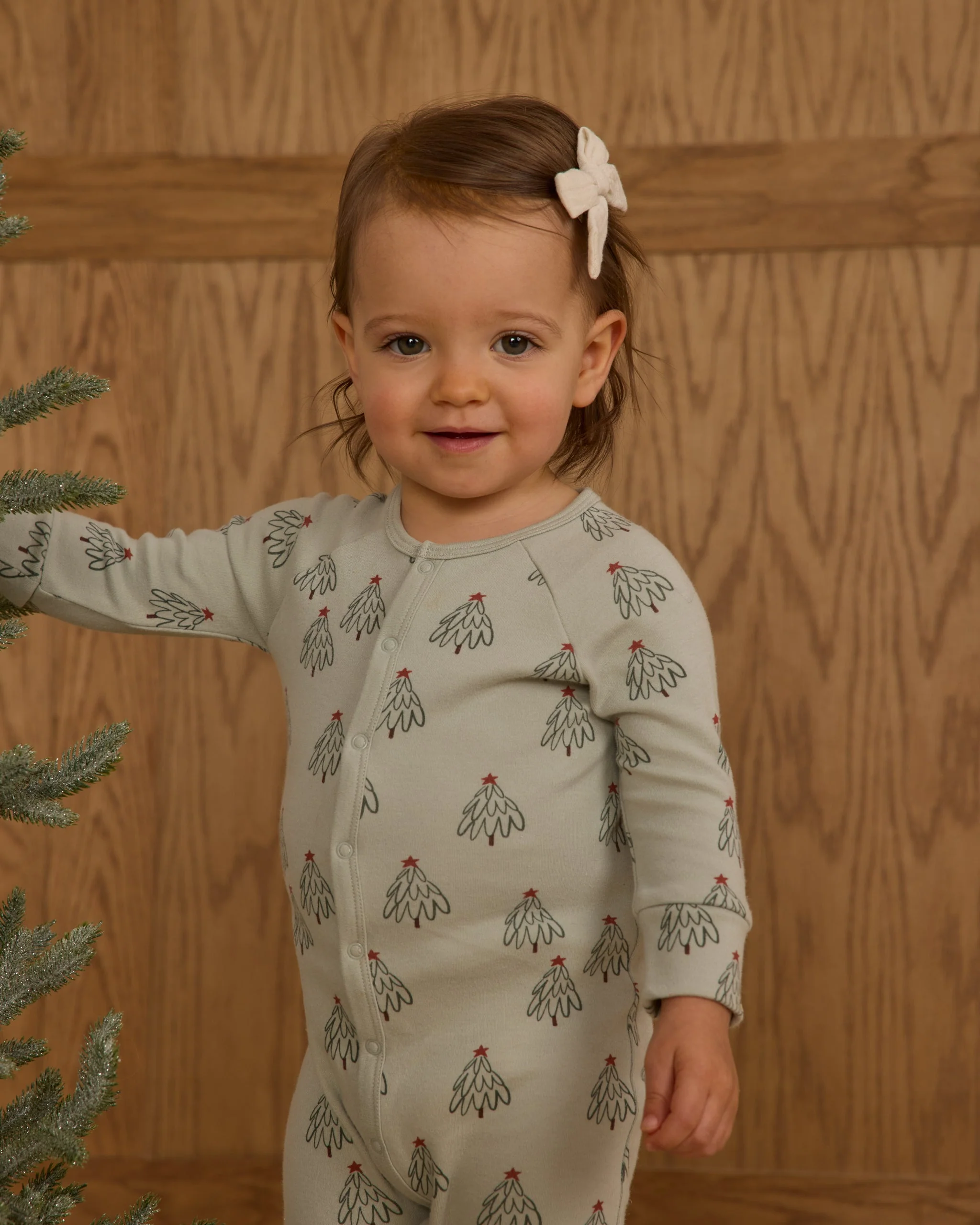 Organic Long John Pajamas || Trees - Image 3