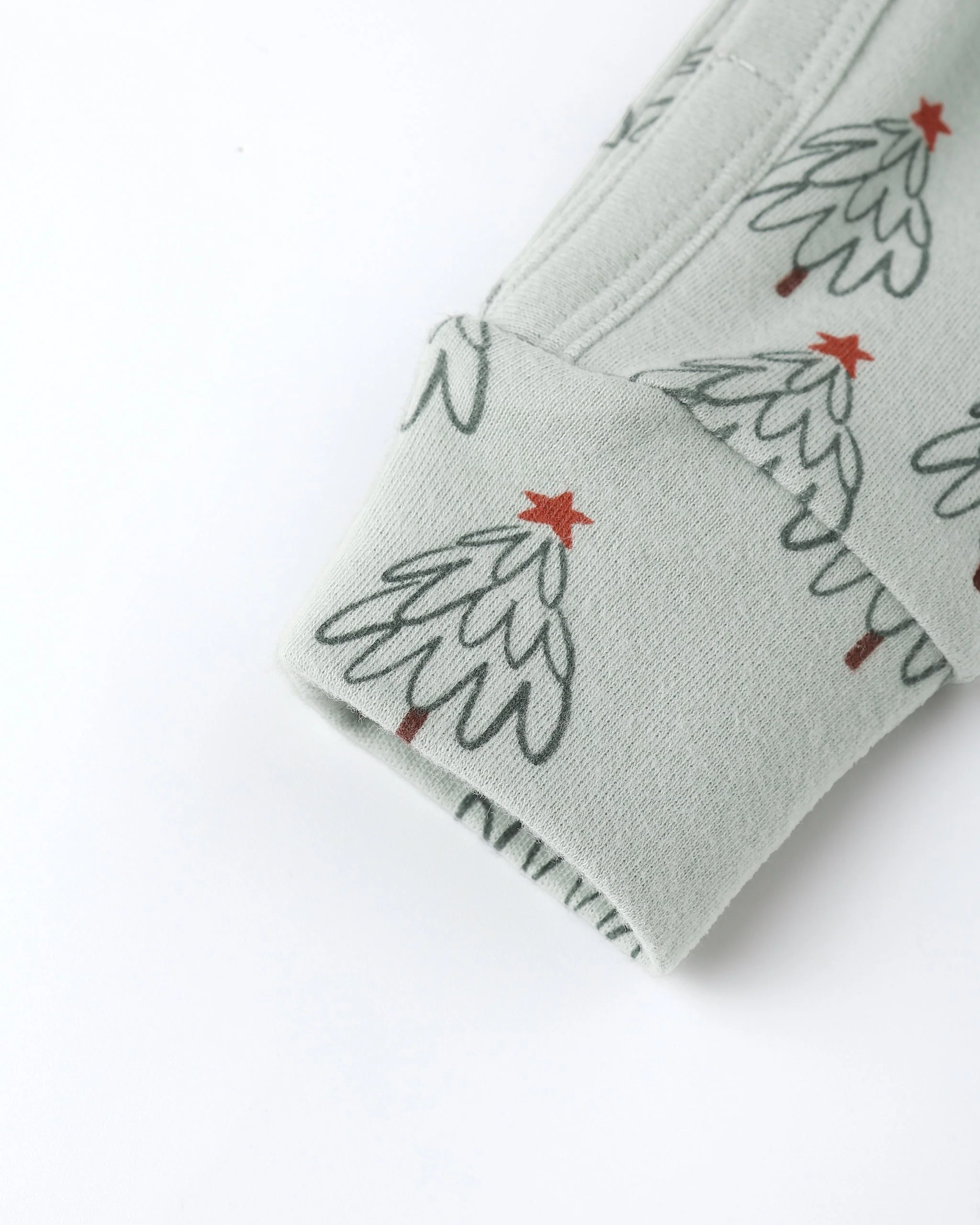 Organic Long John Pajamas || Trees - Image 6