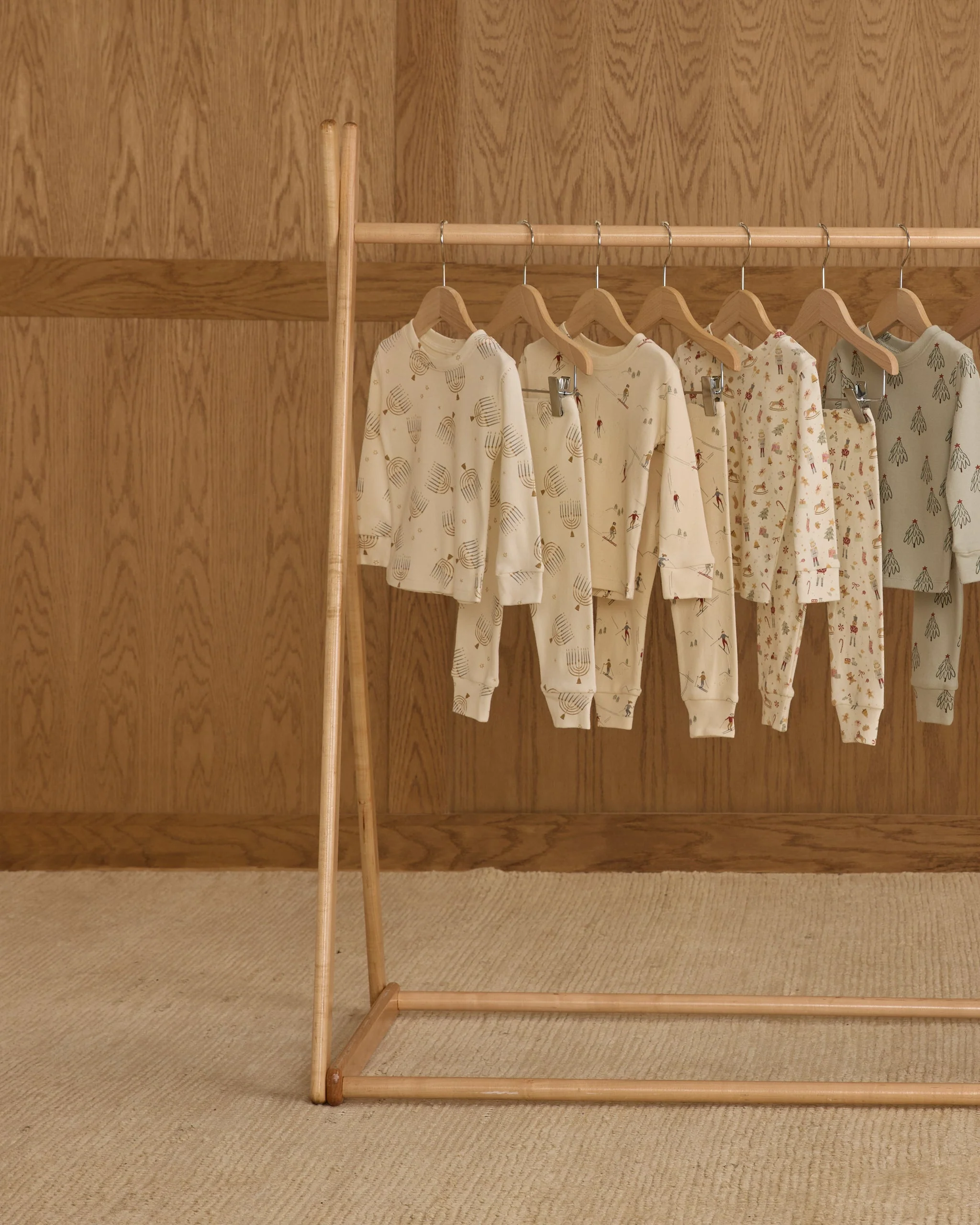 Organic Long Sleeve Pajama Set || Hanukkah - Image 4