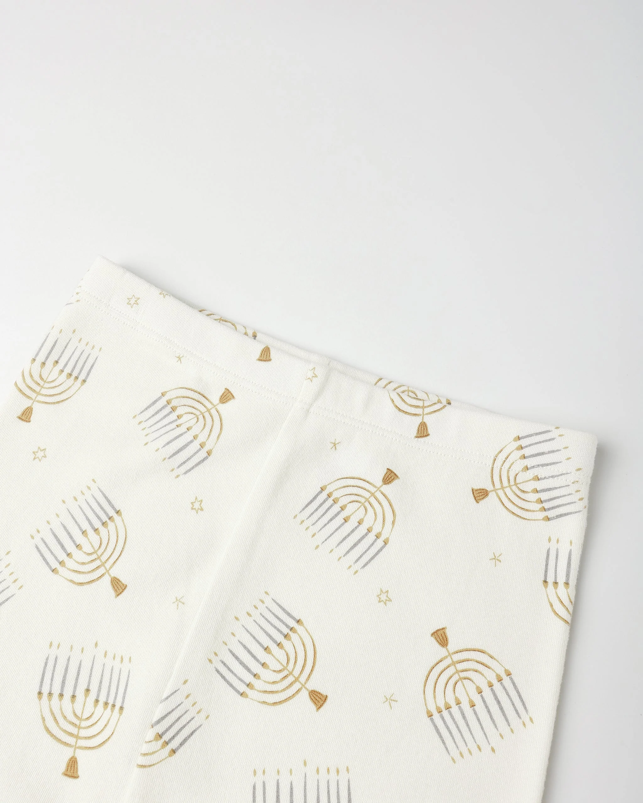 Organic Long Sleeve Pajama Set || Hanukkah - Image 6