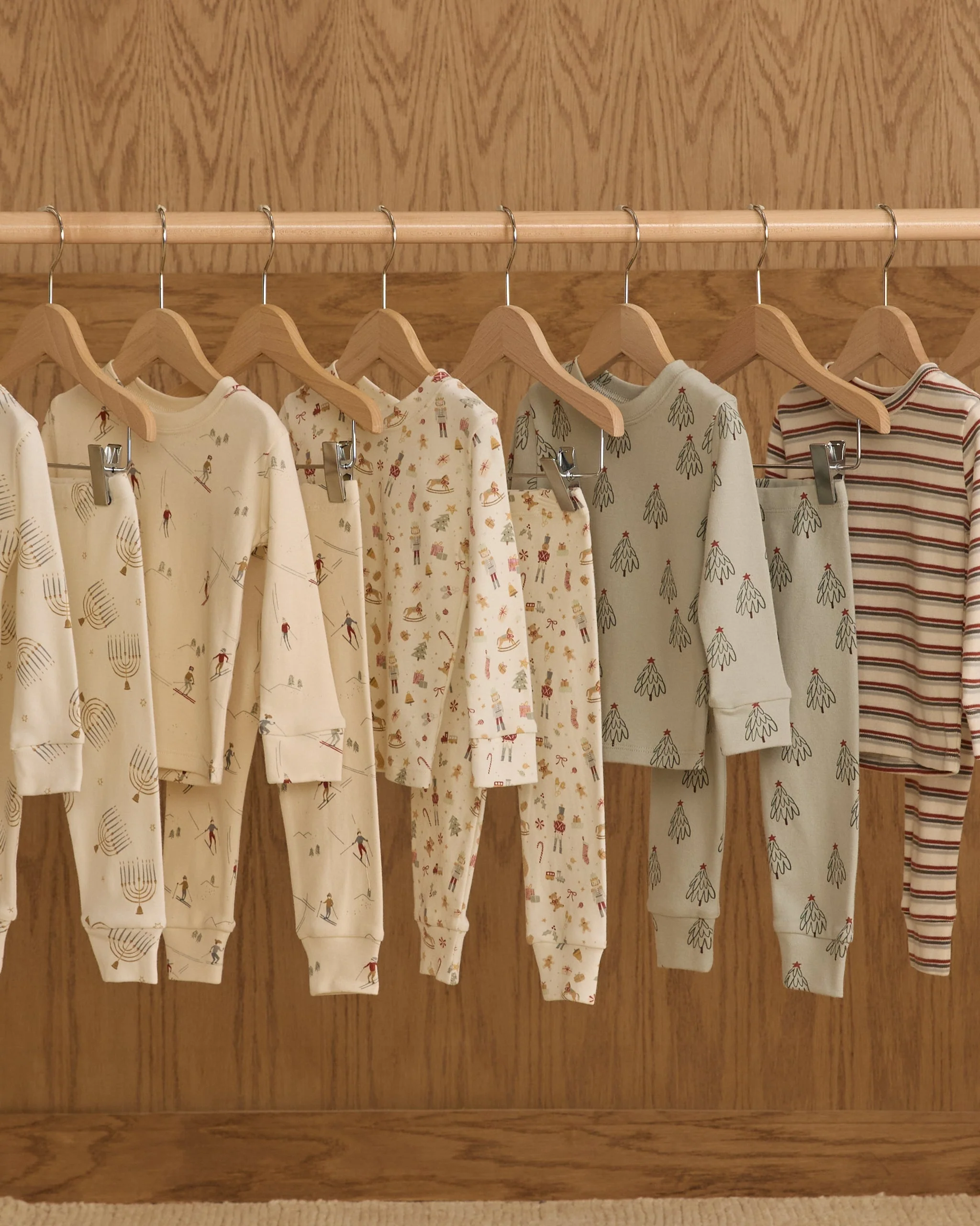 Organic Long Sleeve Pajama Set || Trees - Image 2