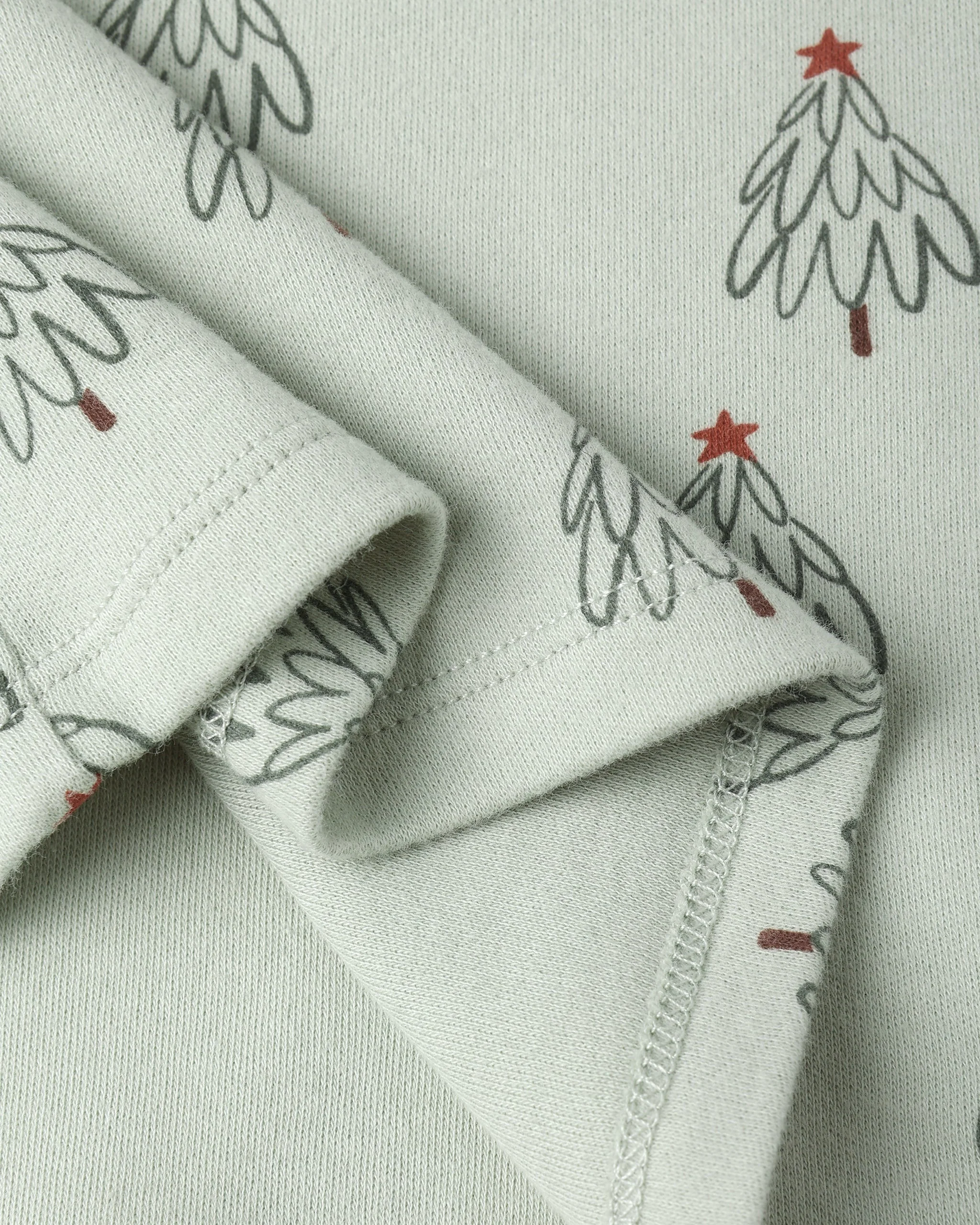 Organic Long Sleeve Pajama Set || Trees - Image 4