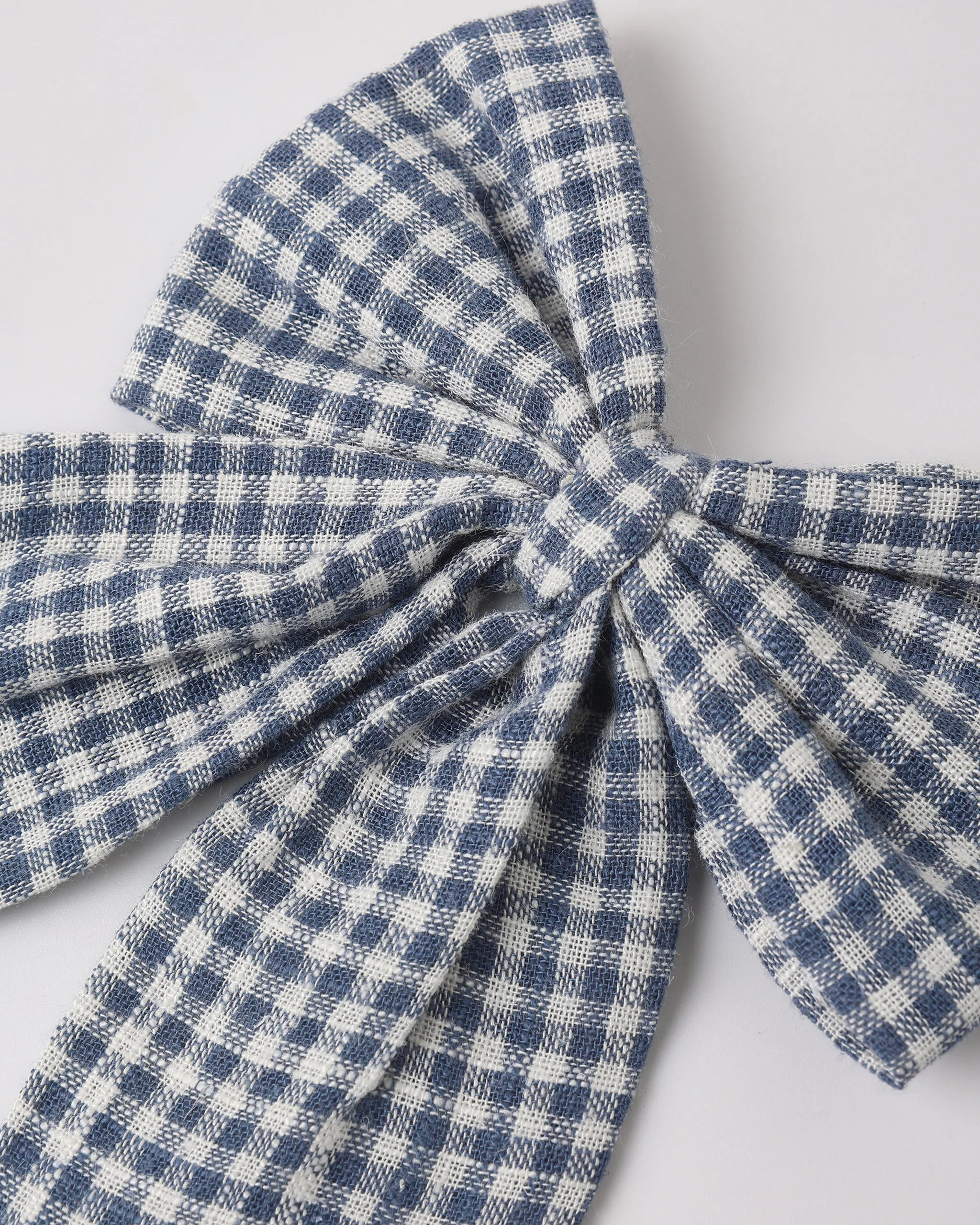 Oversized Bow Marine Gingham - Image 6