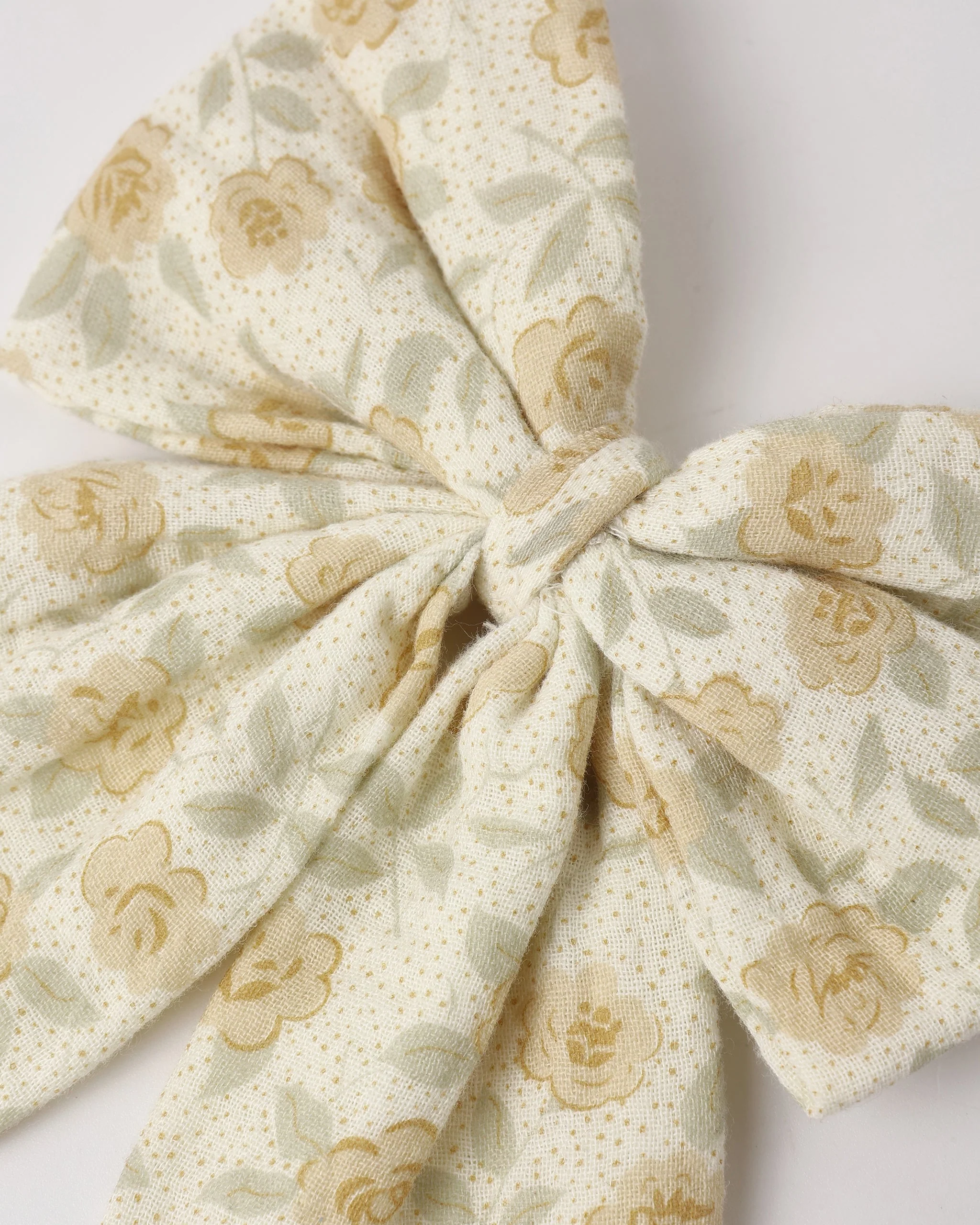 Oversized Bow Yellow Floral - Image 6