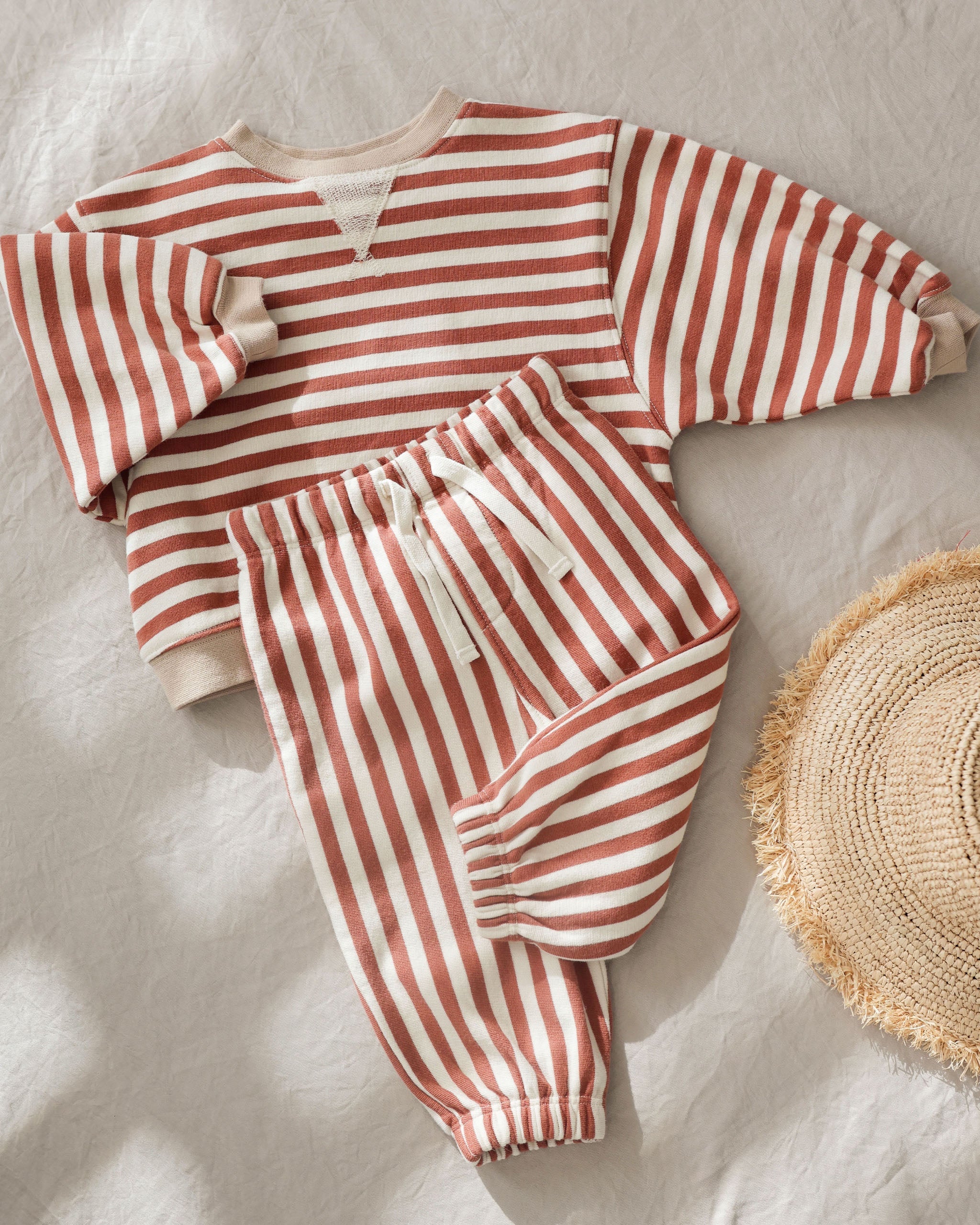 Oversized Crew || Poppy Stripe - Image 4