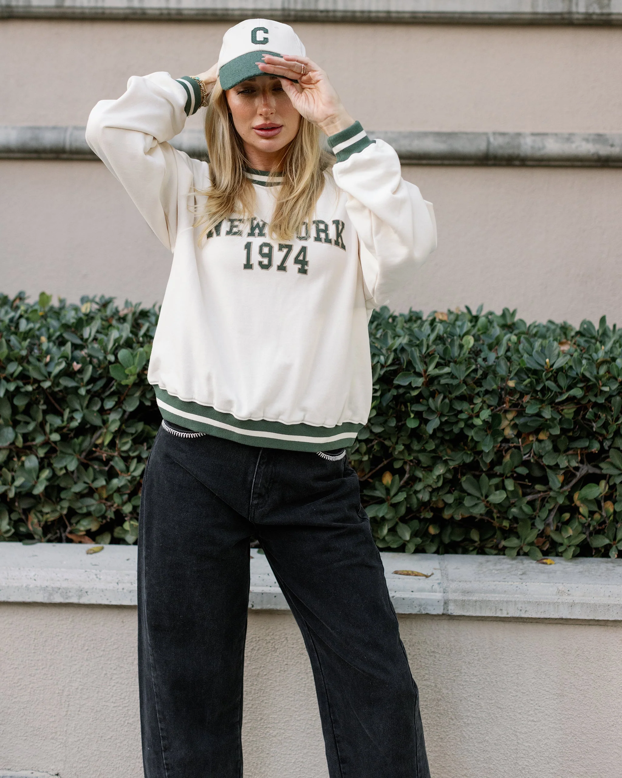 Oversized Raglan Sweatshirt | New York - Image 4