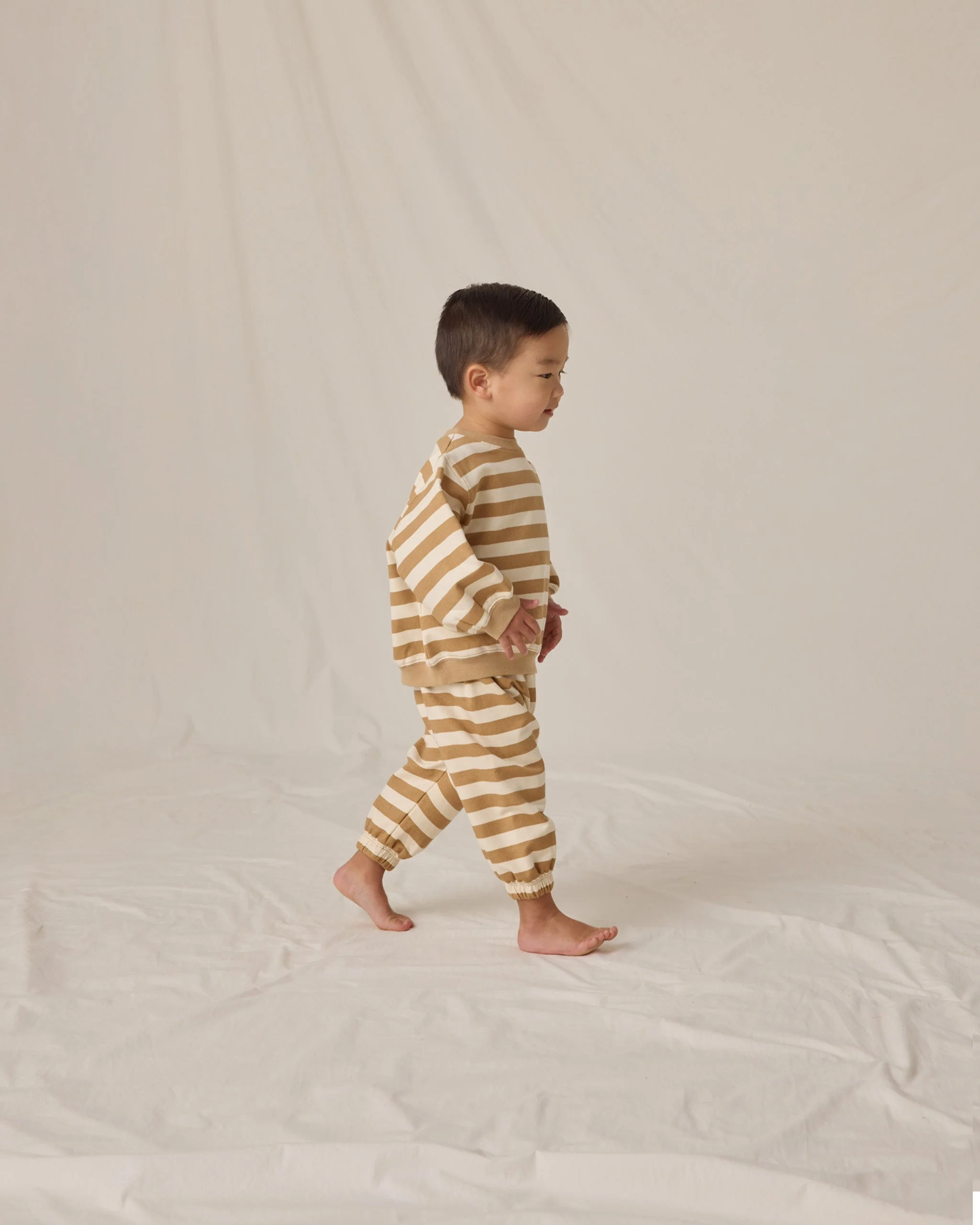Oversized Sweatpants || Gold Stripe - Image 4