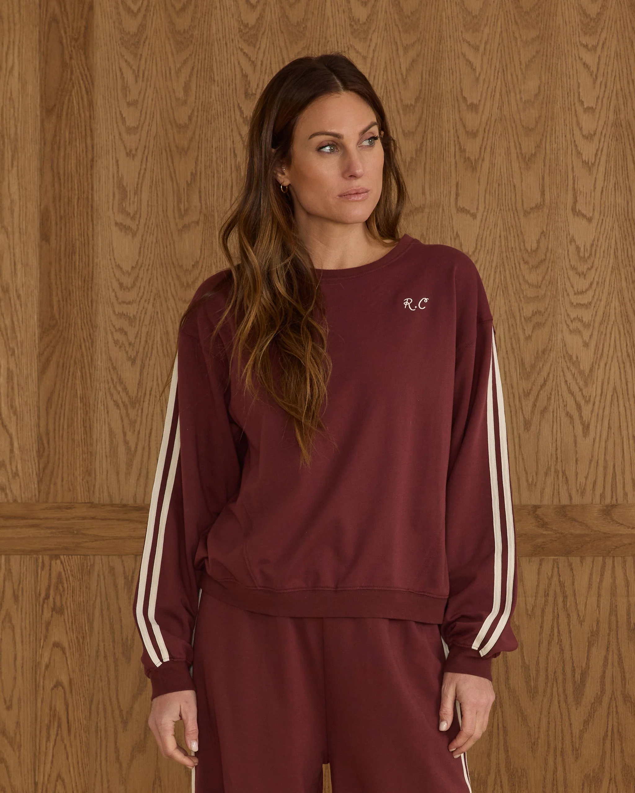 Oversized Sweatshirt | Burgundy Teen