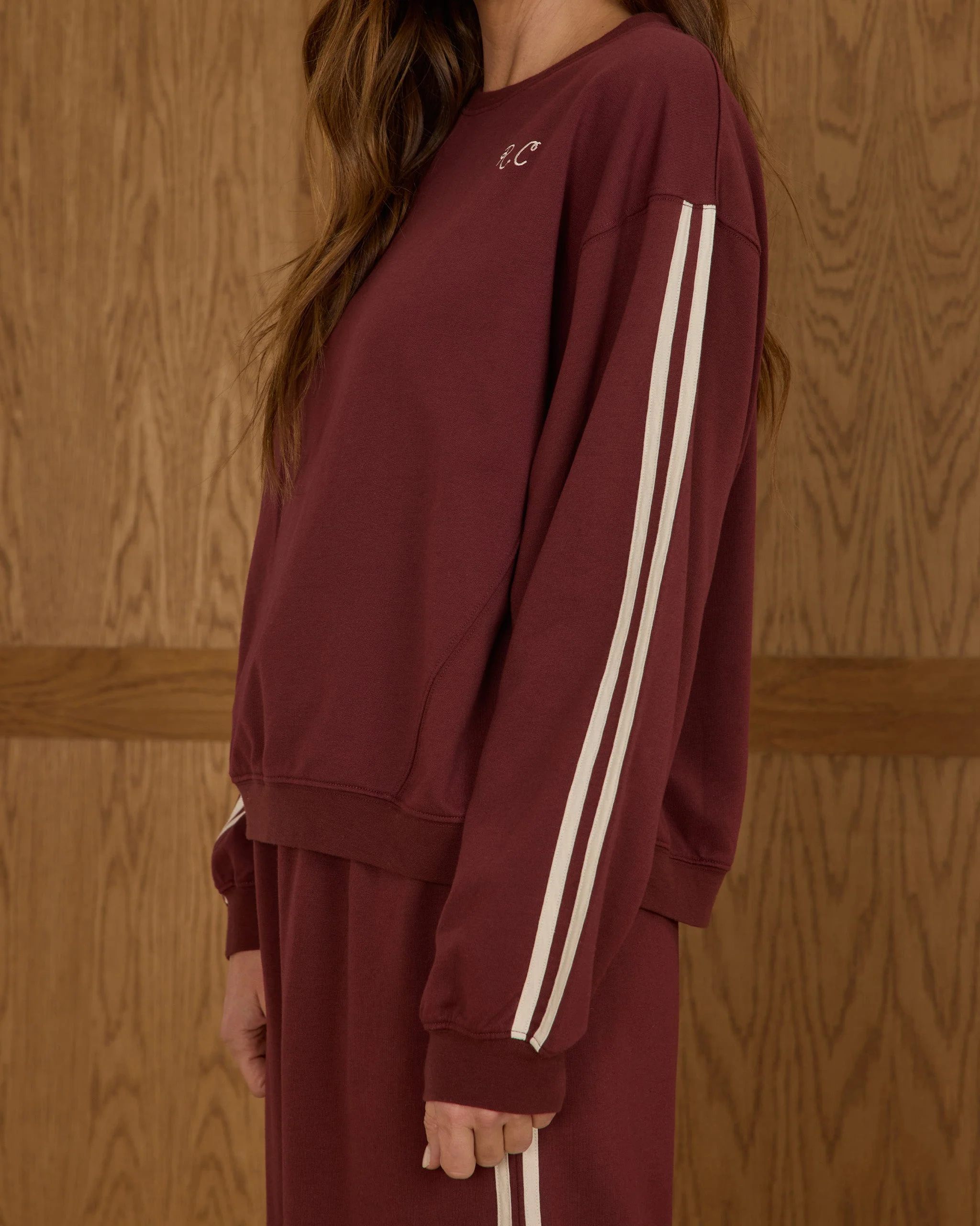 Oversized Sweatshirt | Burgundy Teen - Image 3