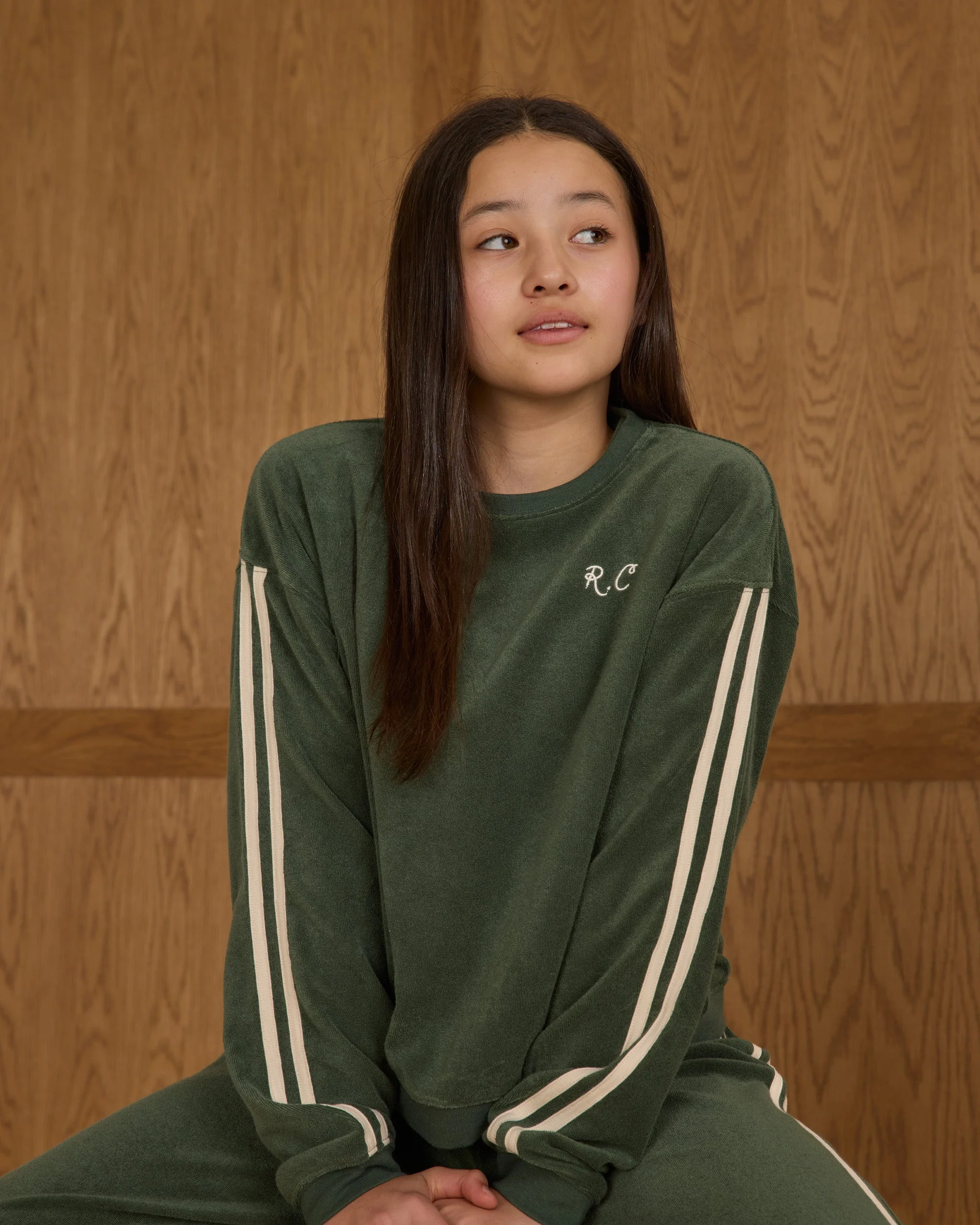 Oversized Sweatshirt || Green - Image 3