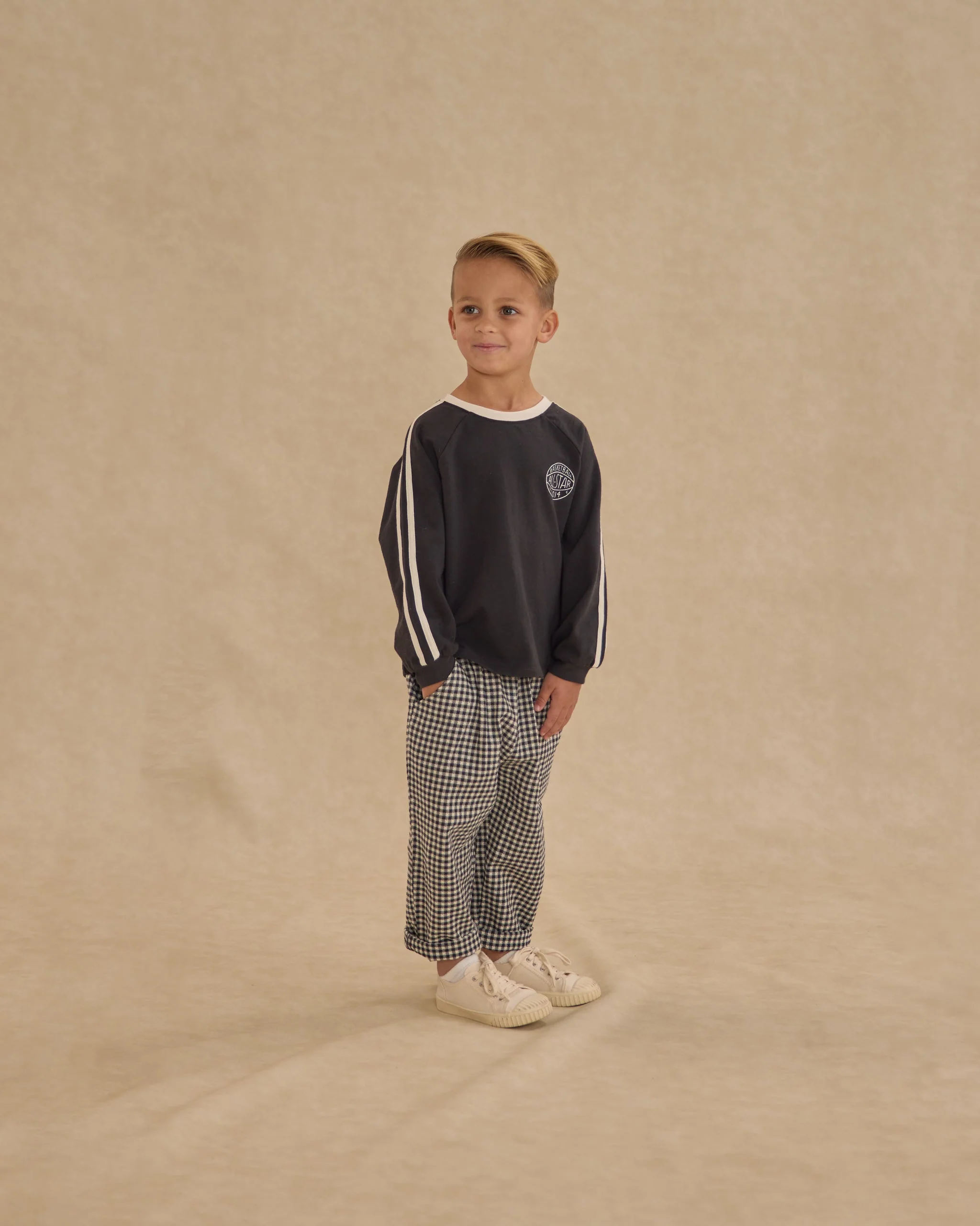 Palmer Pant || Black Gingham - Image 3