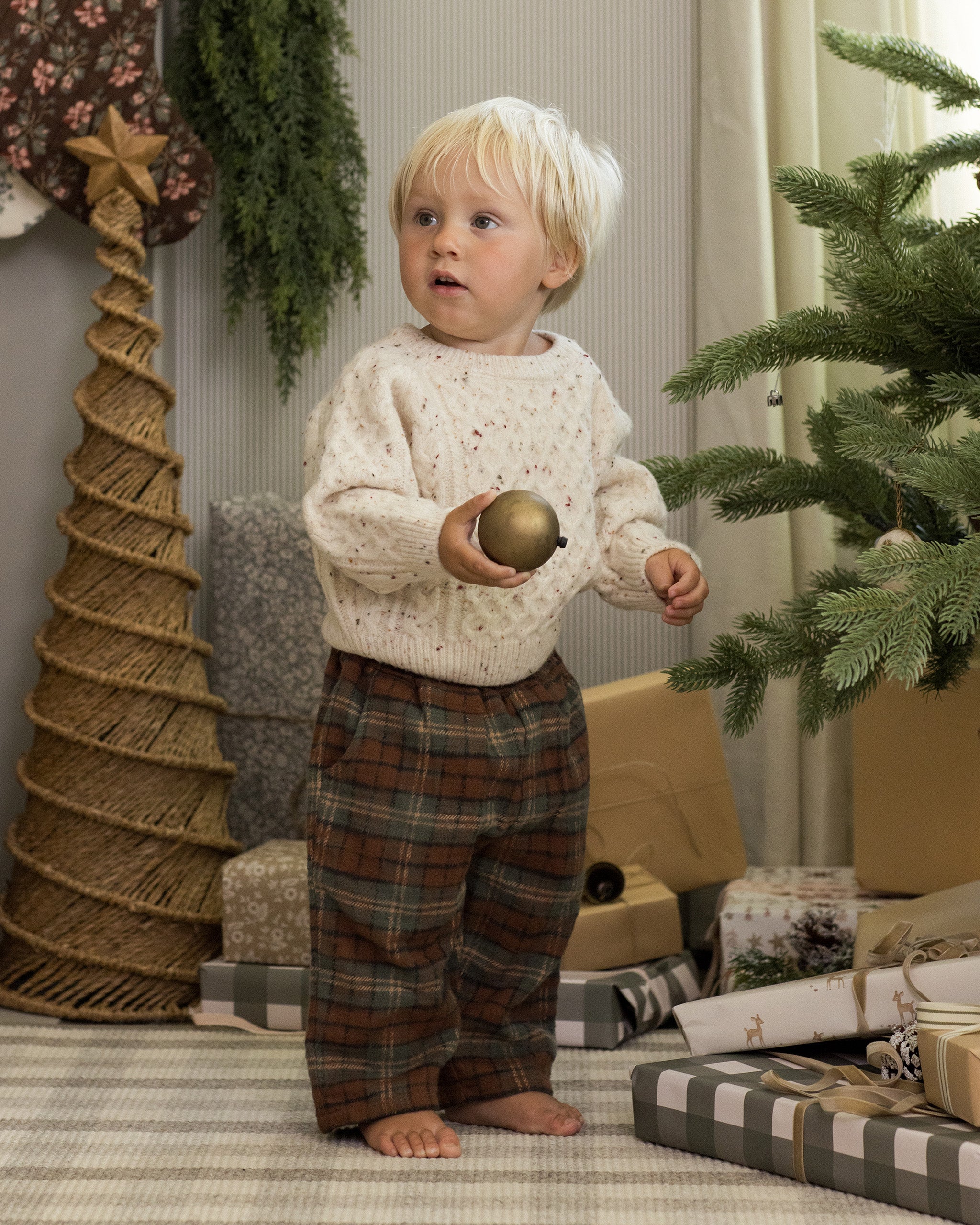 Palmer Pant || Holiday Plaid - Image 3